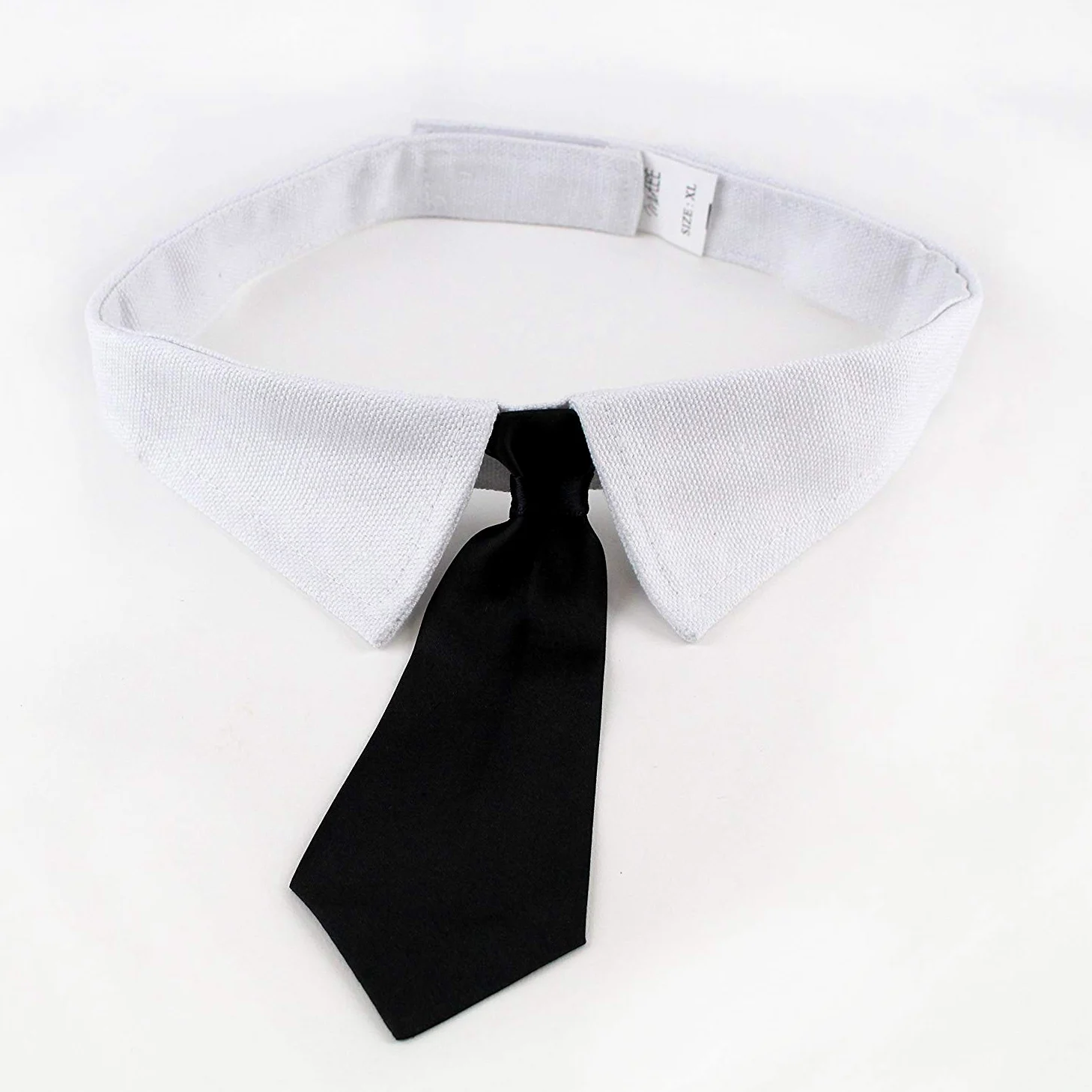 Midlee Cravatta per cani formale nera con collo da 48,3-58,4 cm (XL)