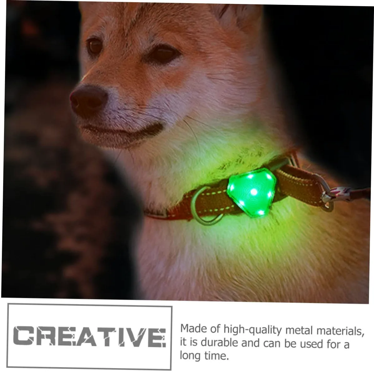 ERINGOGO Luce di Sicurezza per Animali Domestici Luce Notturna per Lampada da Passeggio per Esterni di Sicurezza LED di Avvertimento per Animali Domestici