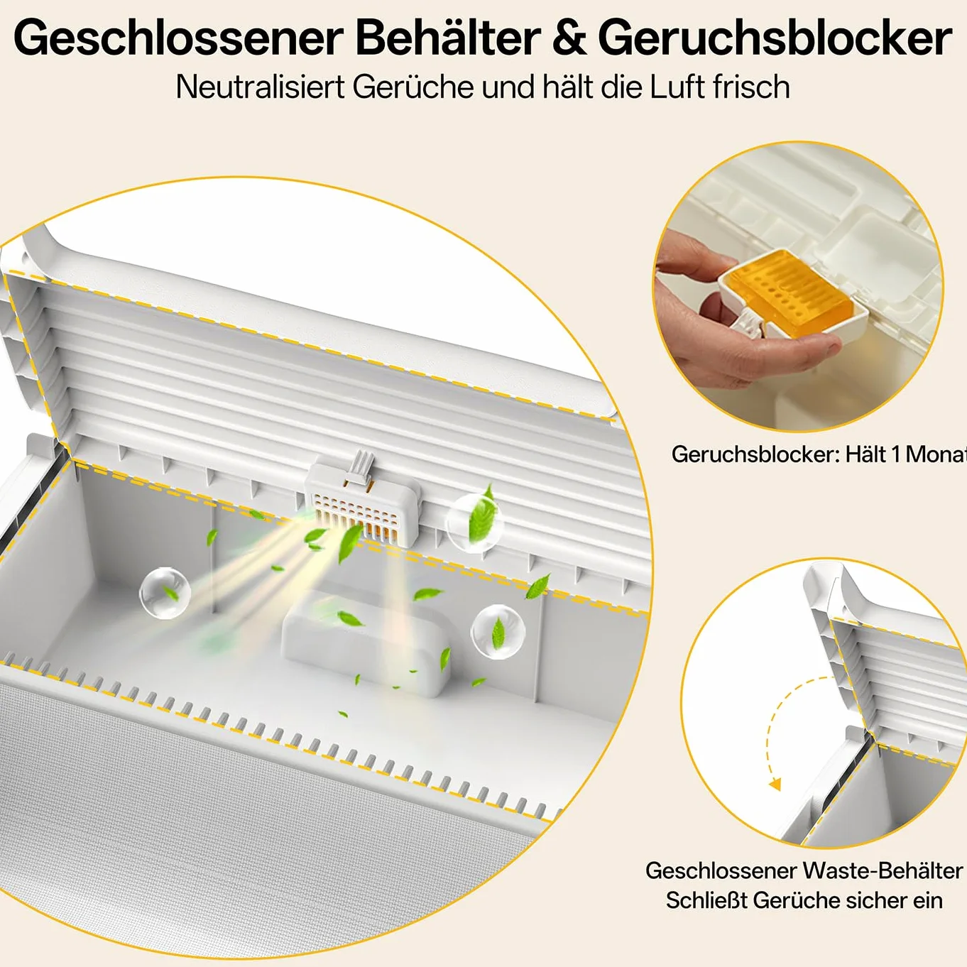 UBPET C31 Lettiera Autopulente per Gatti, Lettiera Aperta Autopulente con Controllo App, Deodorizzatore, Sistema a Doppio Rastrello, Grande Capacità, per Più Gatti