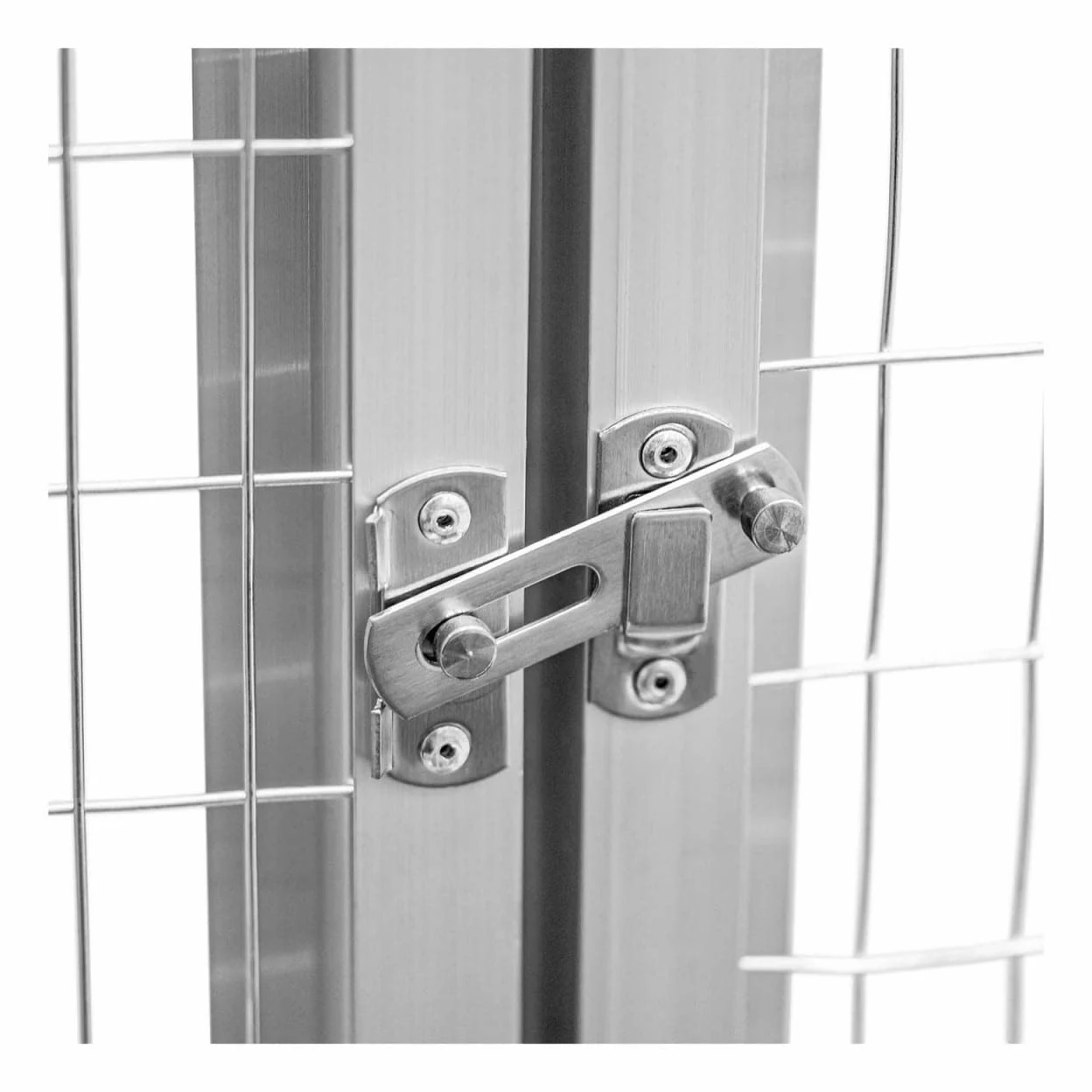 WIE-BC-200 Voliera da esterno Alluminio 122 x 178 x 195 cm voliera per uccelli gabbia per uccelli voliera per pappagalli -
