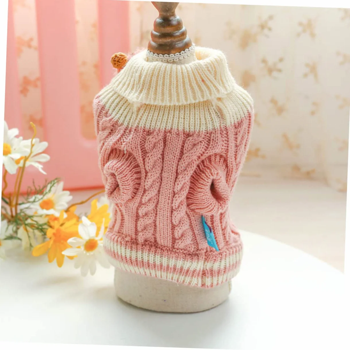 BESPORTBLE 5pezzi Maglione per Cani e Gatti Abbigliamento Caldo per Autunno e Inverno Maglione Carino con Disegni Cartoon Comfort e Stile per Tuo Animale Domestico