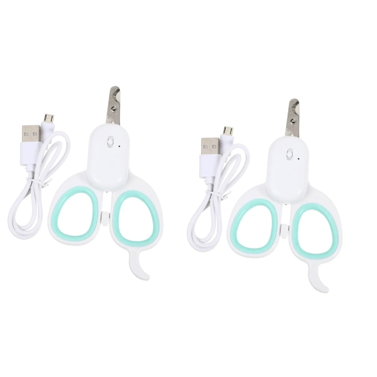 minkissy 2pezzi Tagliaunghie per Domestici con LED Strumento per La Unghie Design e Resistente Facile Usare