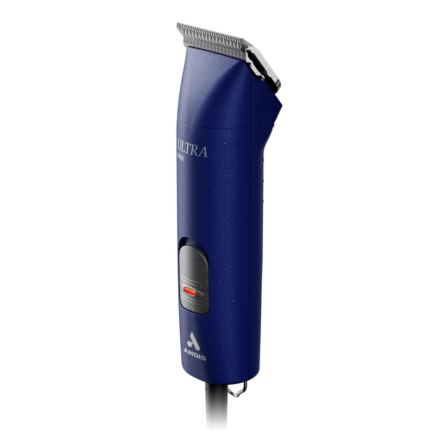 Andis 23320 Ultra Edge - Rasoio a lama staccabile, motore rotante super a 2 velocità con rumore minimo, 3400-4400 colpi al minuto, include cavo resistente da 35,5 cm, per cani, blu