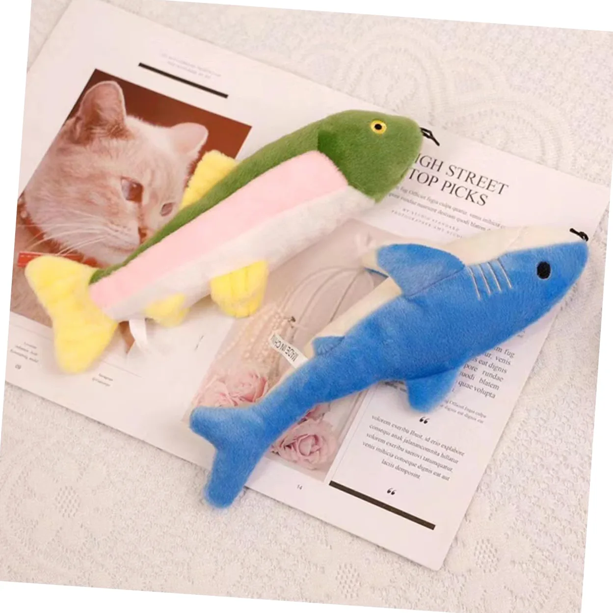 Sosoport 3pezzi Giocattolo Interattivo Per Cuccioli Peluche Squeaky Giocattolo Per Cani e Gatti Stimola Gioco e La Salute Materiale Sicuro e Resistente Di Divertimento Per Animali Domestici