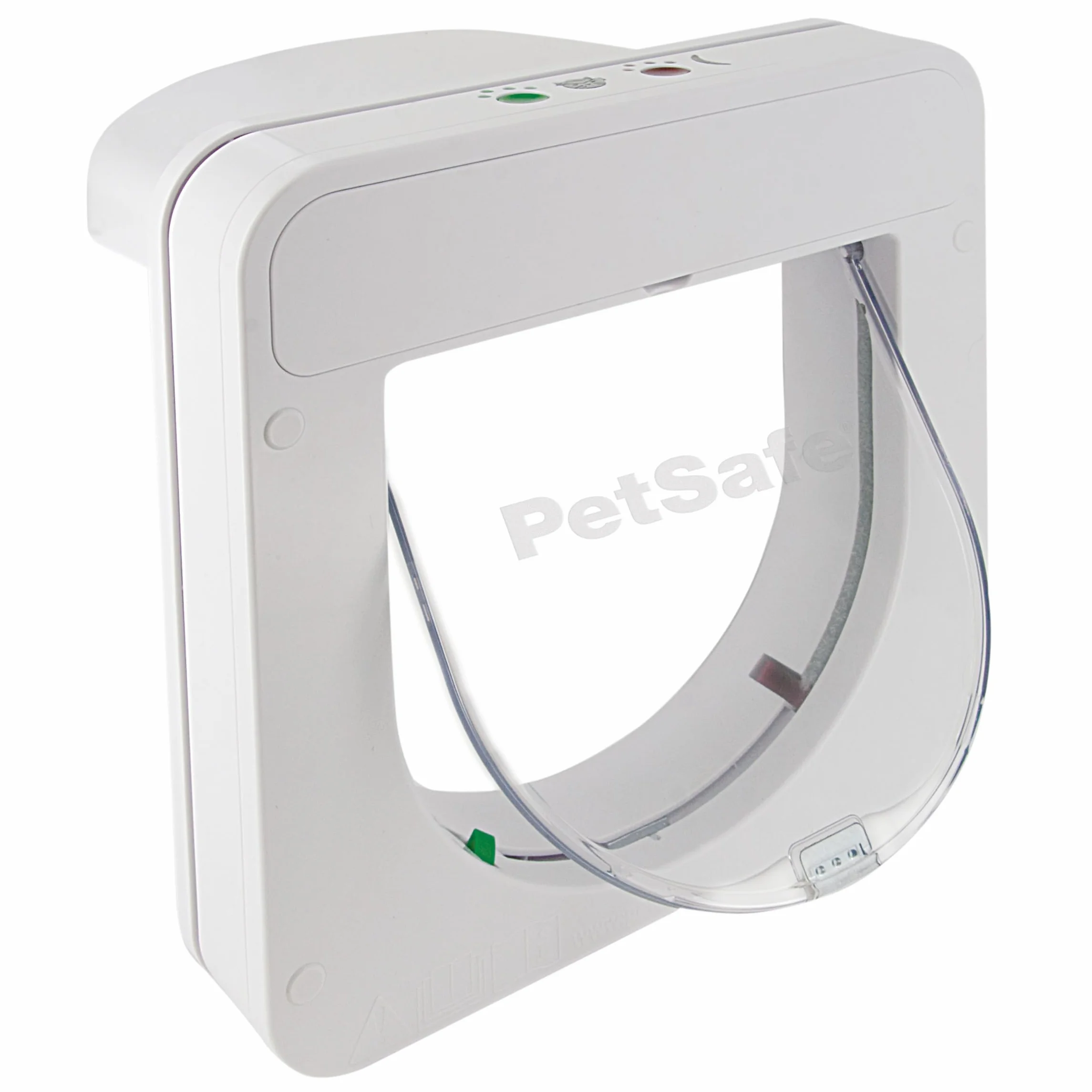 PetSafe Petporte Smart Flap - Gattaiola con Microchip per Gatti, Porticina per Gatti Entrata Uscita, Chiave è il Microchip del tuo Gatto - Bianco