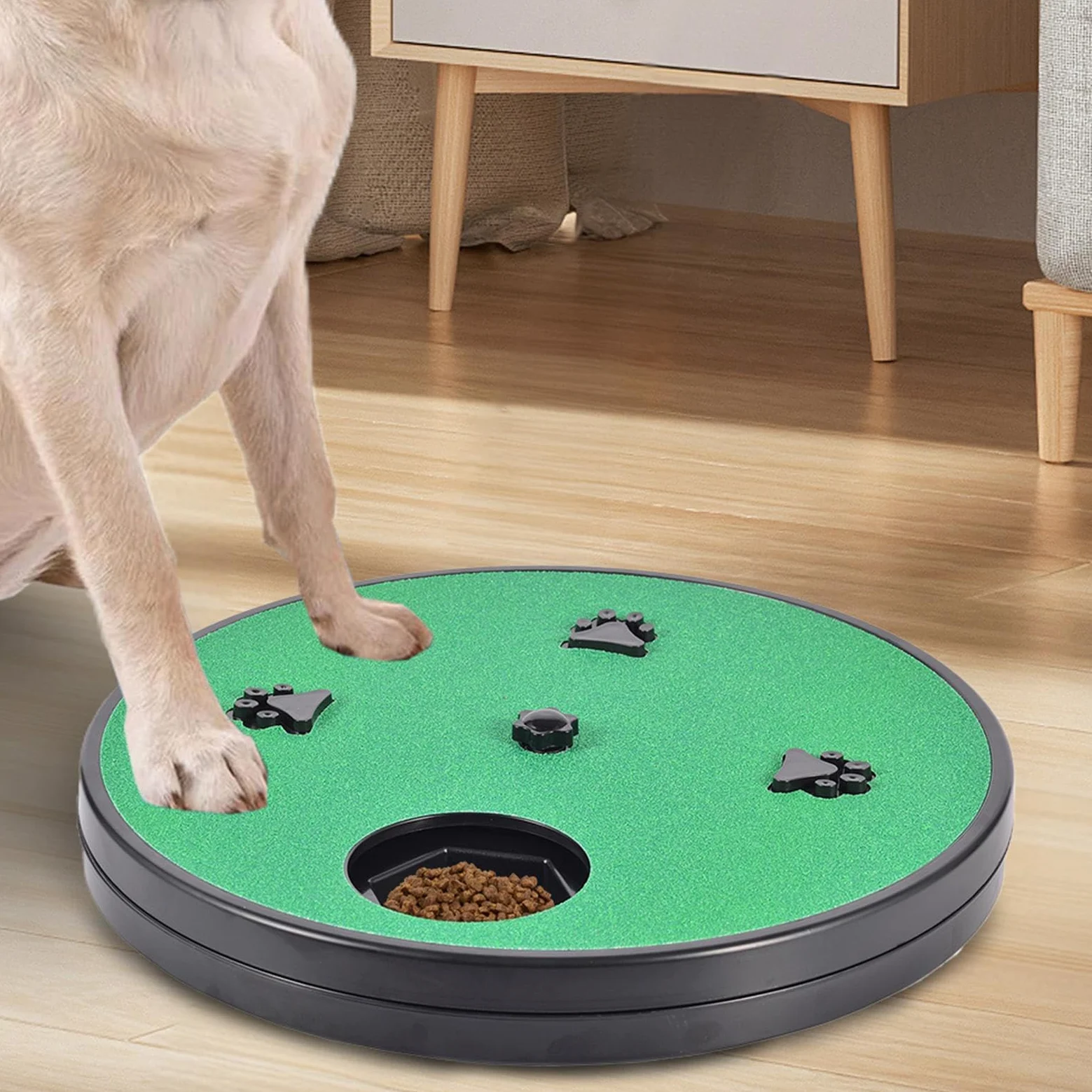 Lima Unghie per Cani - Gratta E Ricevi Snack con Puzzle - Tavola Unghie | Rotante Girabile,Per Uso Interno Mobili Divano Auto Addestramento Foraggiamento