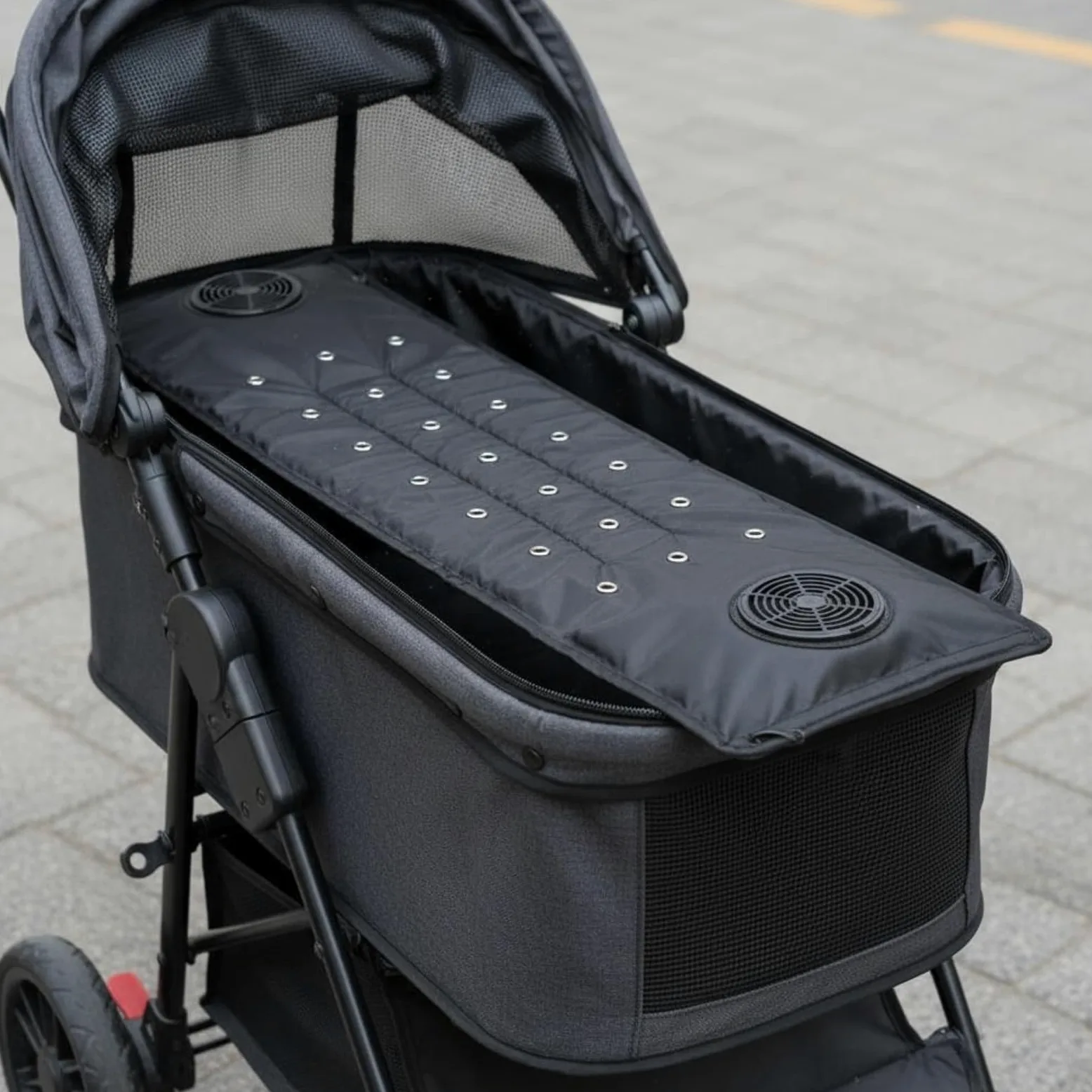 KESOTO Tappetino per Trasportino Animali Tappetino Cuccia Materassino Letto in Poliestere con Rete Traspirante per Miorare Il Comfort Quotidiano in Estate, Beige, Style to 3