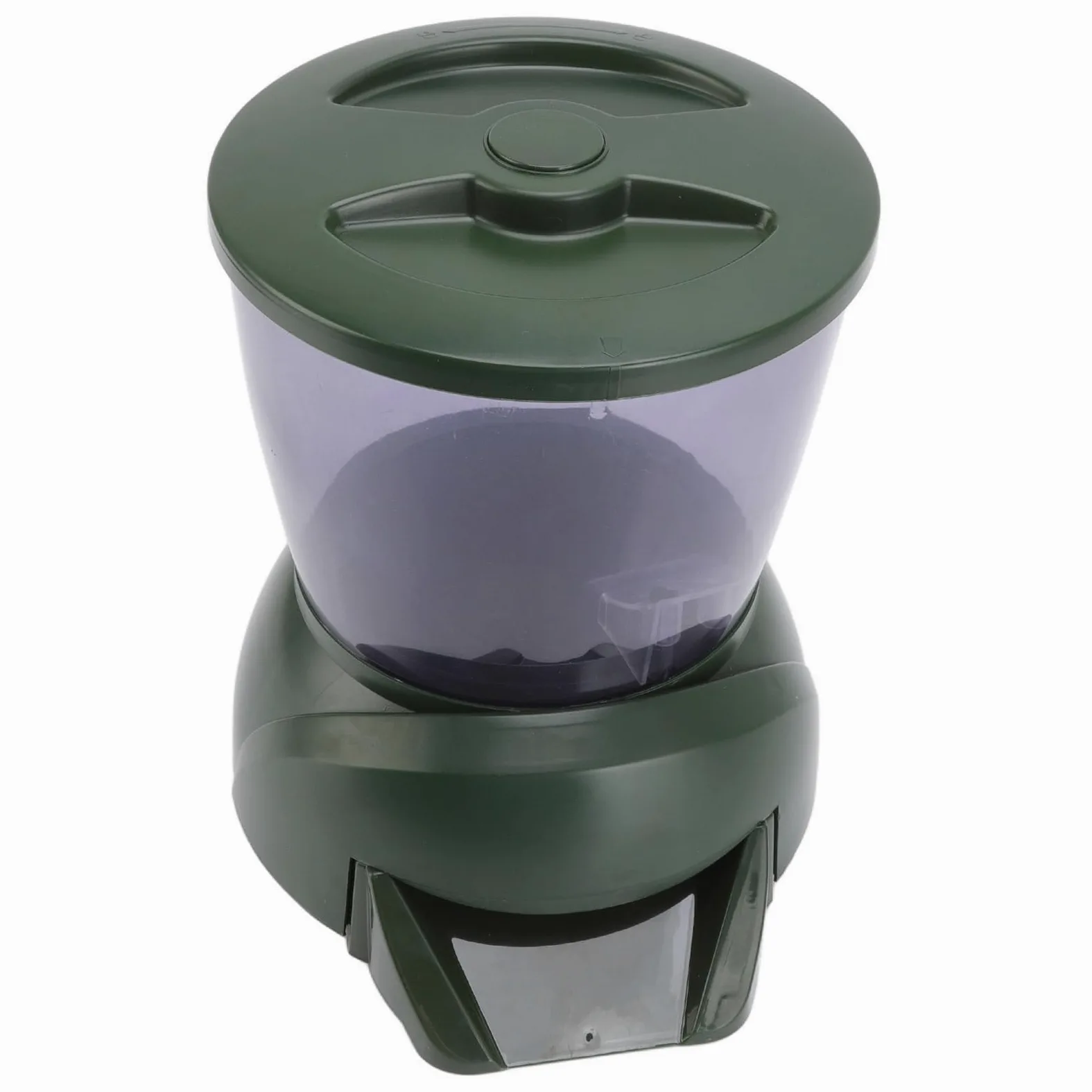 Display LCD Alimentatore Automatico con Timer per Mangime per Pesci Dispenser Alimentato a Batteria da 4,25 Litri per Laghetto di Piccole Dimensioni 1-4 Pasti Al Giorno 99 Giorni per gli