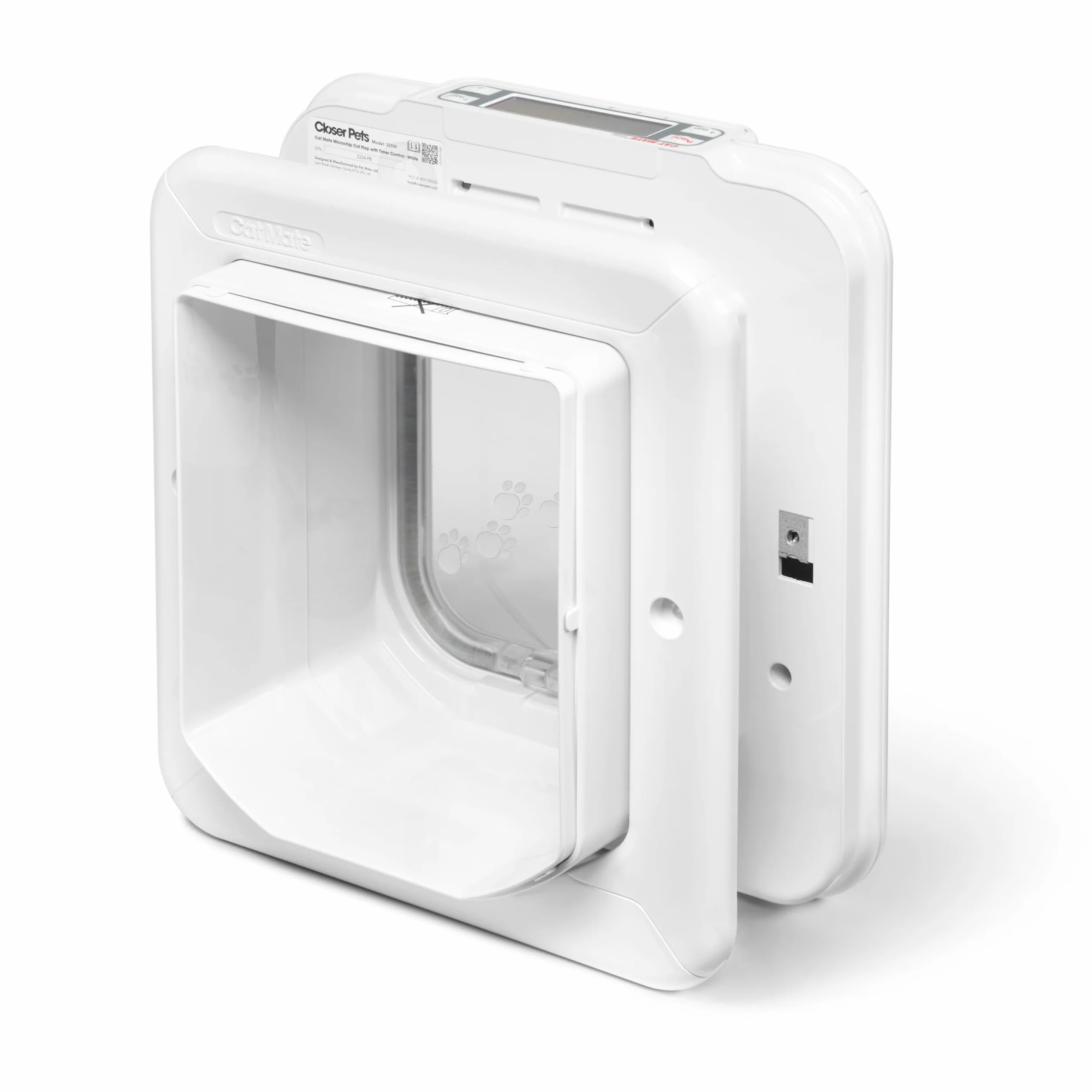 Cat Mate Elite Microchip Cat Flap with Digital Timer & LCD Display
