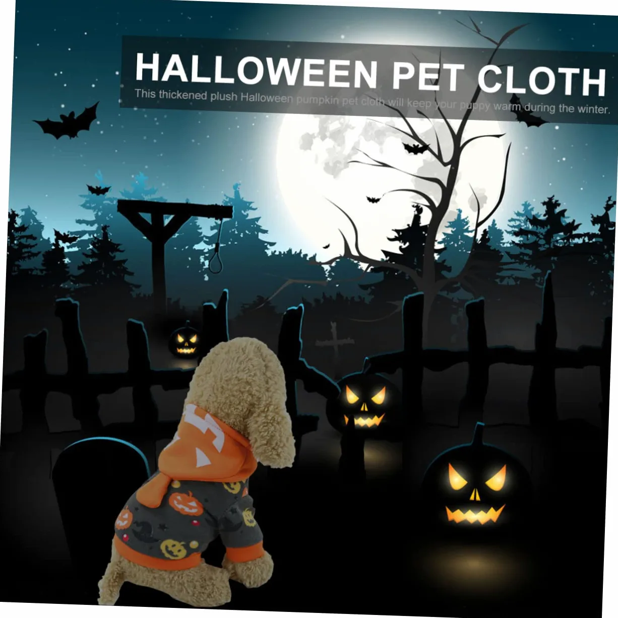 Didiseaon 3 Pz felpa di halloween per cani da compagnia felpa con cappuccio alla moda vestiti per cani di piccola taglia costume da compagnia vestiti divertenti da cucciolo