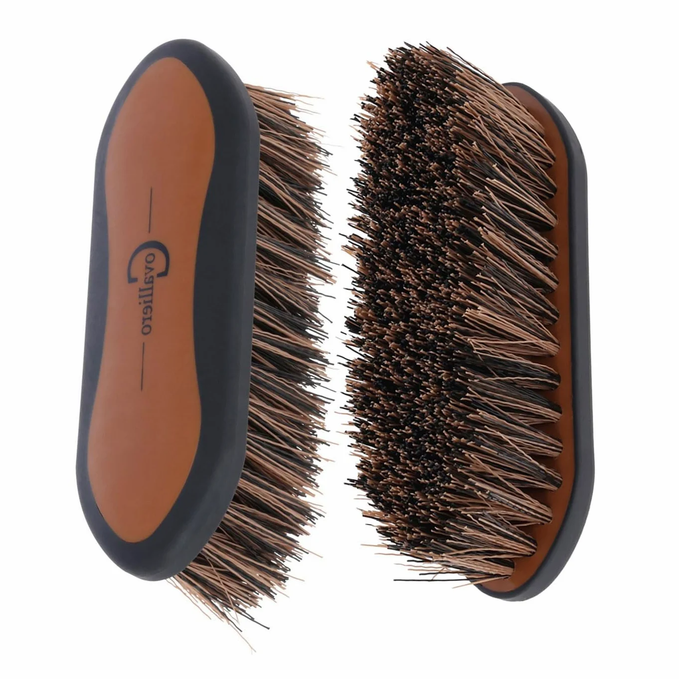 Covalliero - Set per la cura del cavallo, 7 pezzi con custodia per la pulizia – Spazzole, Striegel & Raschietto per la cura dei cavalli, set completo per pelliccia, criniera e zoccoli | incluso