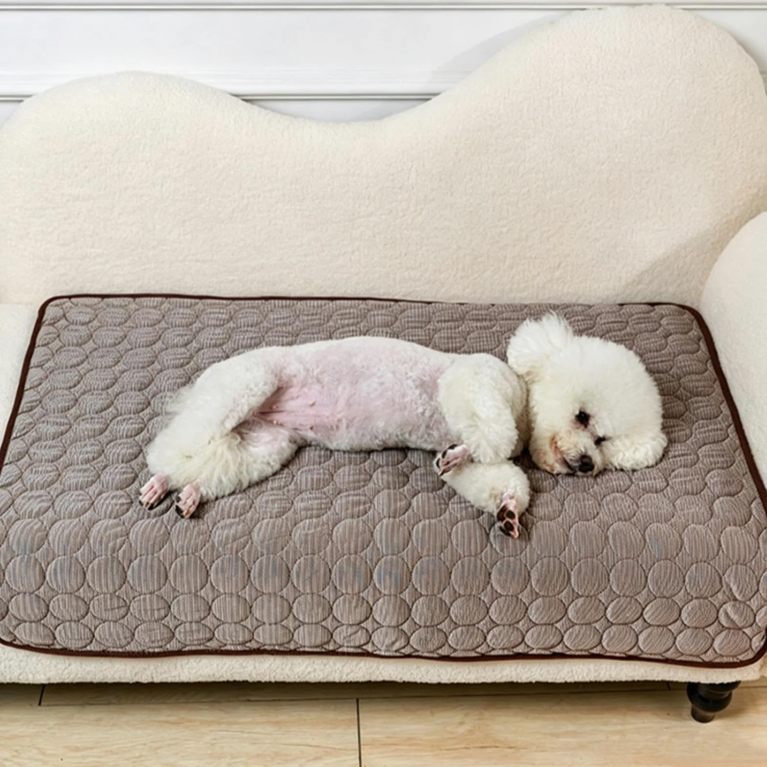 Tappetino Rinfrescante per Cani Lavabile Traspirante Portatile Seta | Materassino Rinfrescante Per Cani Da Interno su Divano Auto Canile, Razze Piccole Medie Grandi
