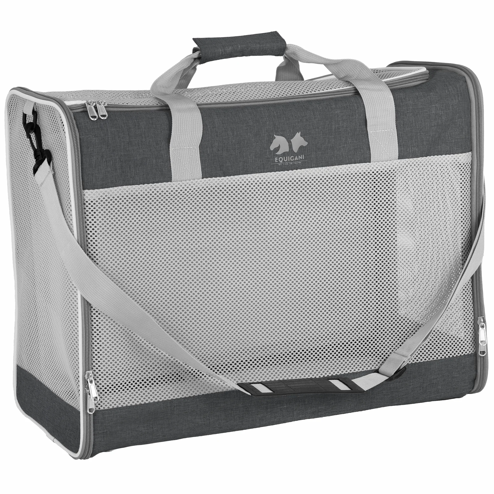 EQUICANI Travel1 Borsa da viaggio per cani (grigio)