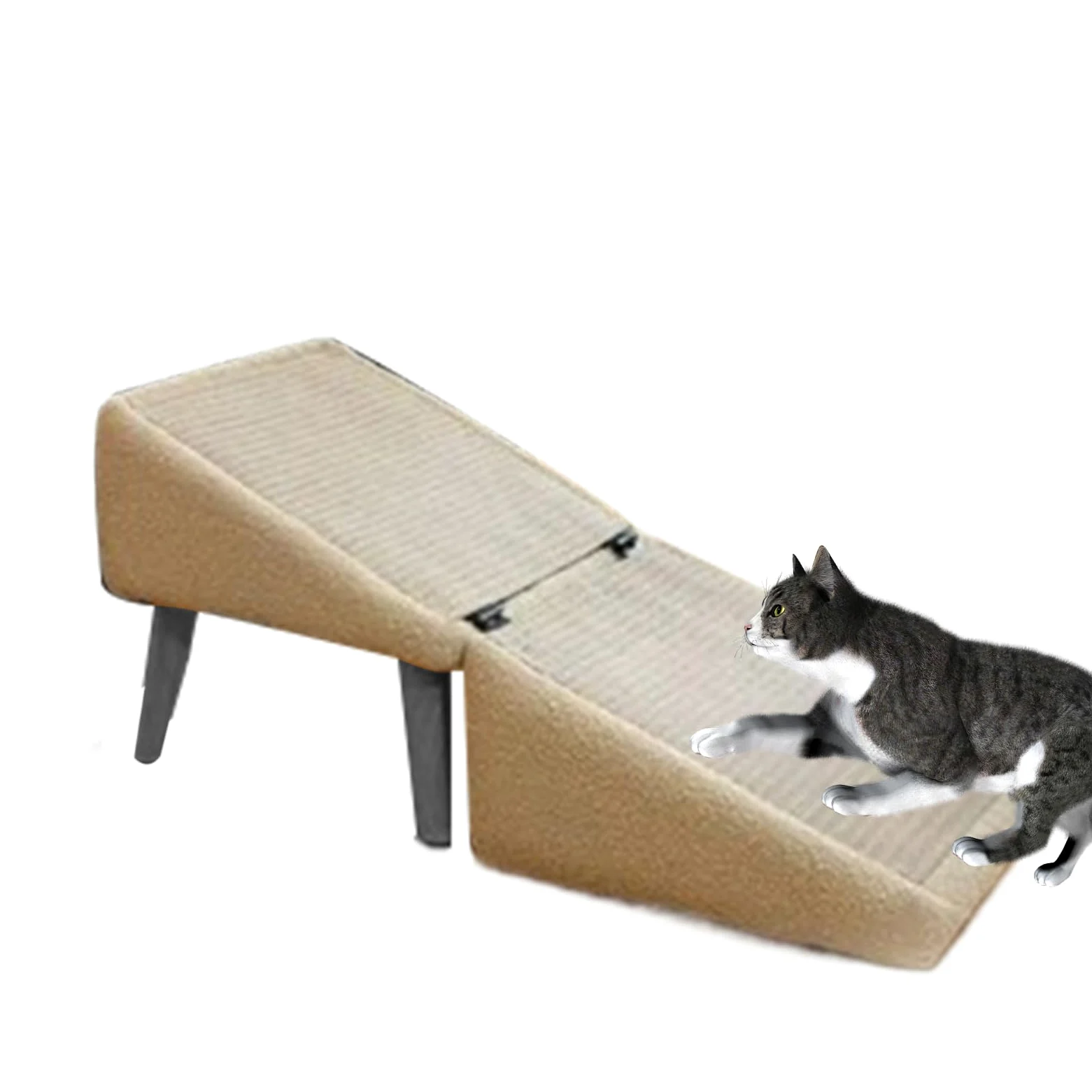 Scaletta Pieghevole Per Cani Per Divano, Rampa E Scaletta Pieghevoli Per Cani Per Divano, Antiscivolo Rimovibile A 2 Gradini Per Gatti, Rampa Per Letto Per Gattini, Poggiapiedi Per Di Pi