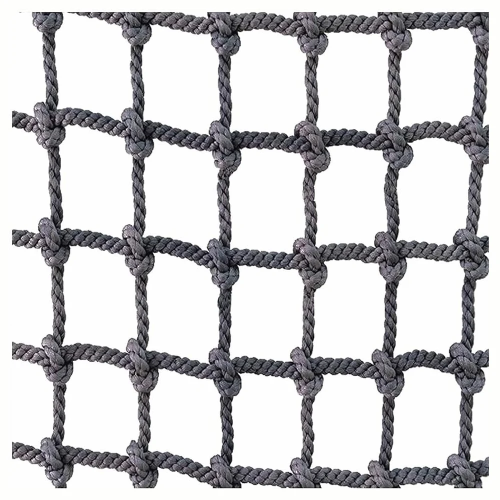 Generico Rete da Arrampicata per Esterni Resistente per Bambini e Adulti, Rete da carico 1x1 m per Altalena, reti da Arrampicata di Livello Militare, Corda Resistente da 16 mm, Ideale per parchi gioc