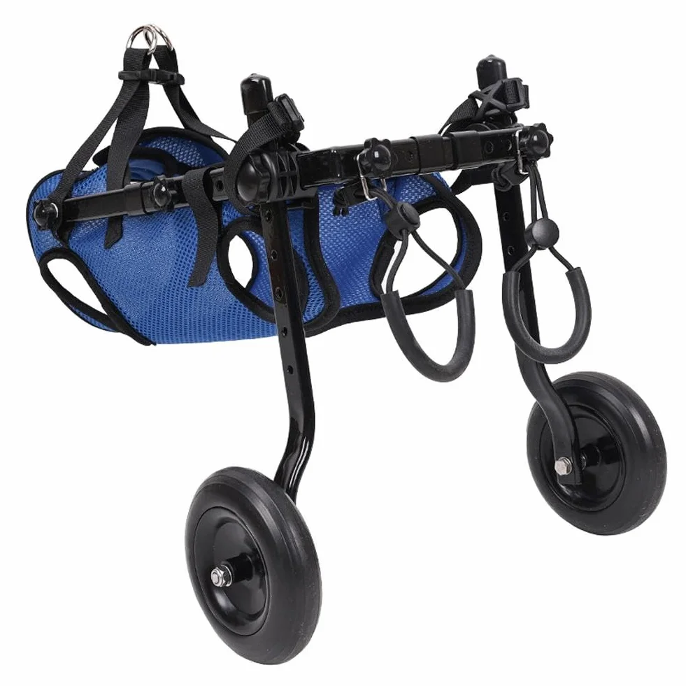 Ausili per la mobilità degli animali domestici regolabili con ruote Carrello di assistenza per la riabilitazione dei cani Veicolo di assistenza per la mobilità degli animali domestici per cani di