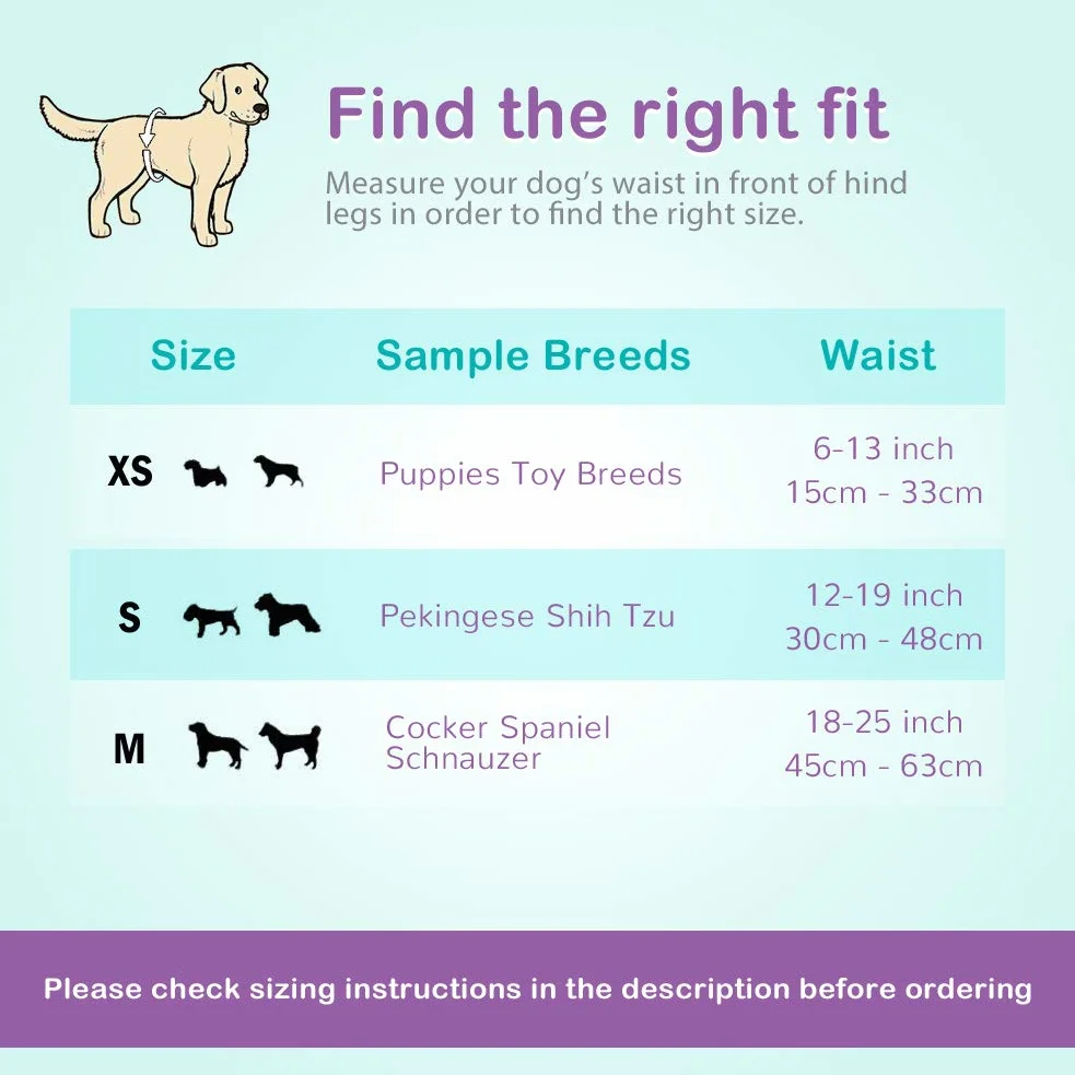Pannolini usa e getta per cani Involucri maschili - Pannolini morbidi super assorbenti per cani maschi per problemi di marcatura di cani maschi, incontinenza urinaria