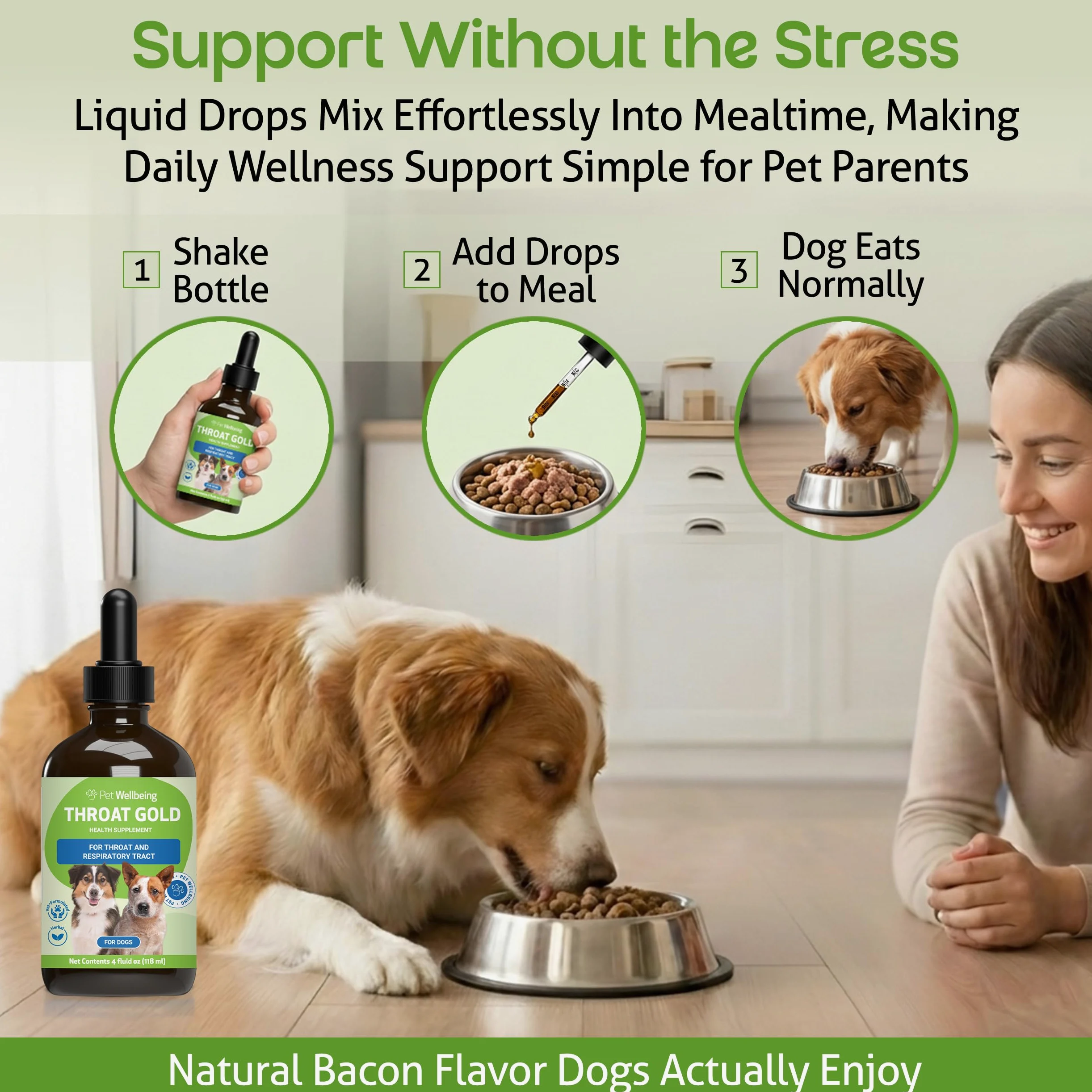 Pet Wellbeing Gola Oro - Tosse E Gola Succhietto.