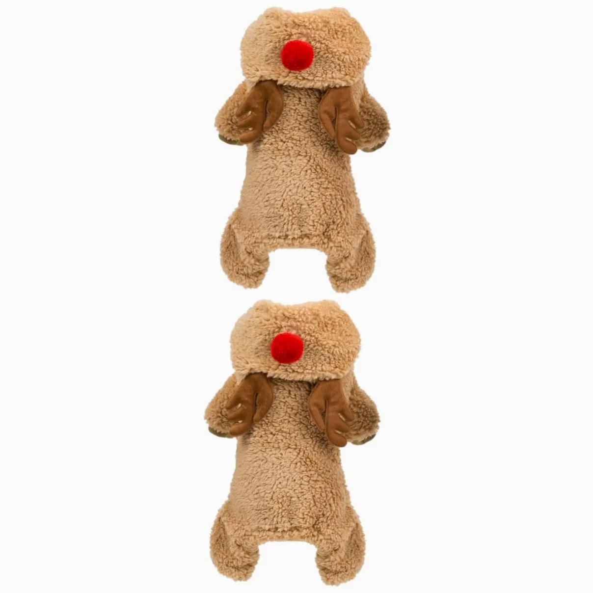 Angoily 2 Pezzi di Gilet per Cani A Forma di Cervo Natalizio in Morbido Cotone Caldo E Confortevole per Occasioni Speciali E Opportunità Fotografiche