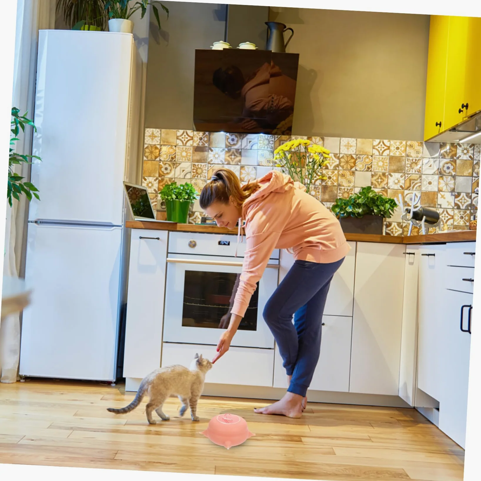 Toyvian Biberon per Cuccioli e Gattini in Silicone Rosa, Elastico e Facile da Riporre, per L’Allattamento di Piccoli Animali e Addestramento | Mangiatoia per Cuccioli, Feeder Multi-Ugelli per Cani e Gatti, Contenitore per Latte per Piccoli Animali
