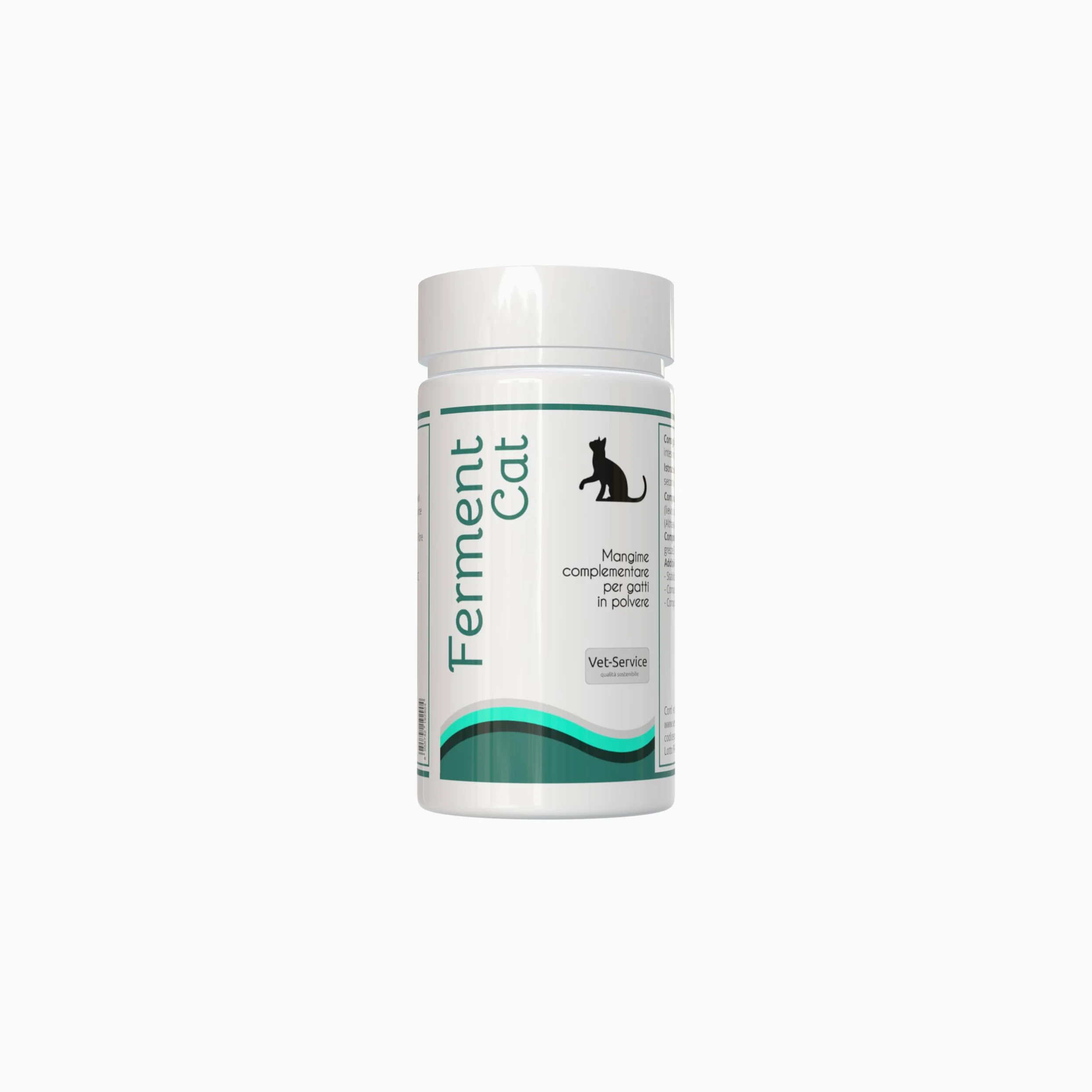 Ferment-Cat | 60 grammi | Supporto all'Equilibrio della Flora Intestinale | Mangime Complementare per Gatti in polvere | Con Probiotici per la Regolarità del Transito e le Difese Naturali