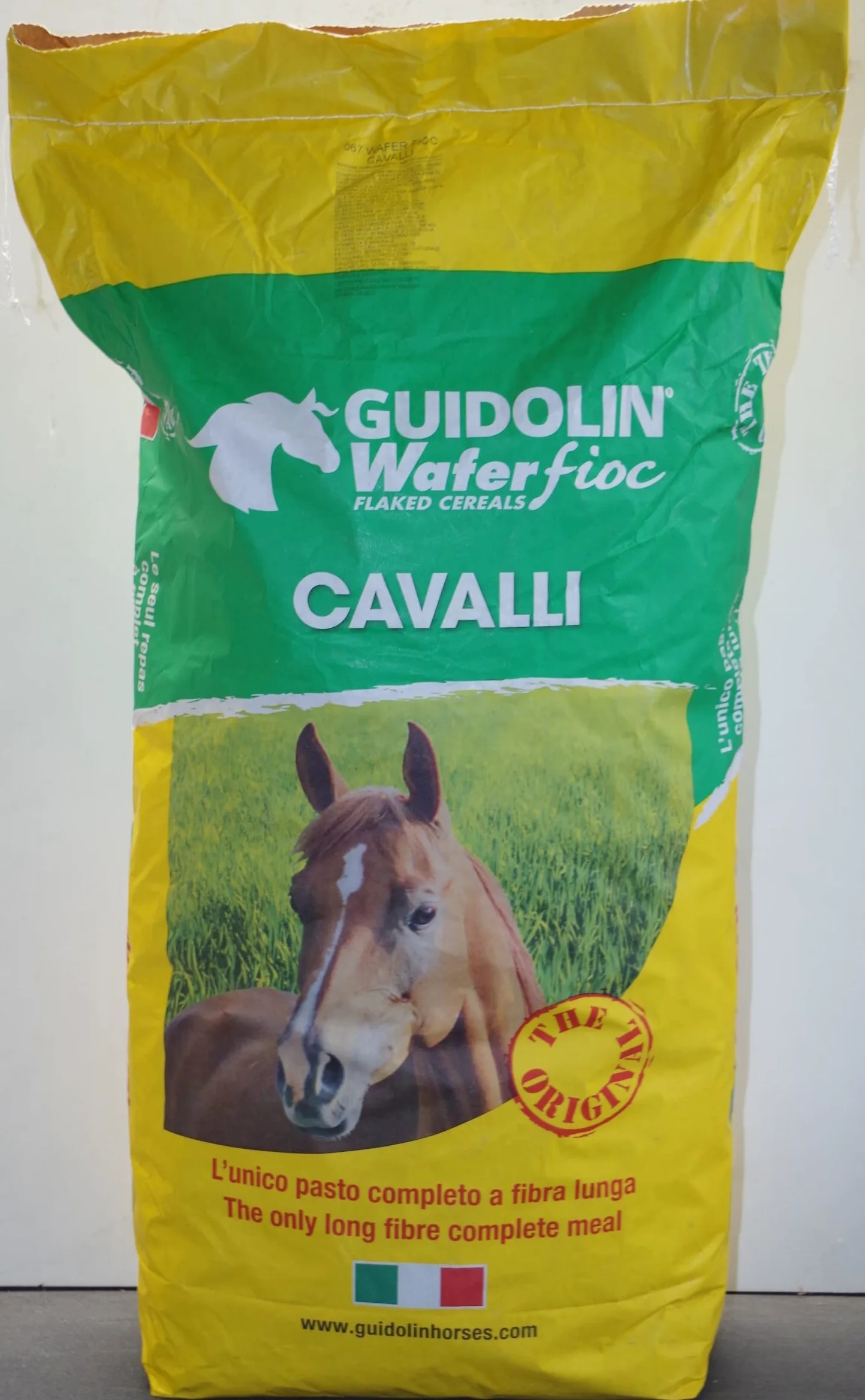 Generico Wafer Fioc Alimento per Cavalli con fieno a fibra lunga sacco da 25 kg 2 sacchi = 50 kg