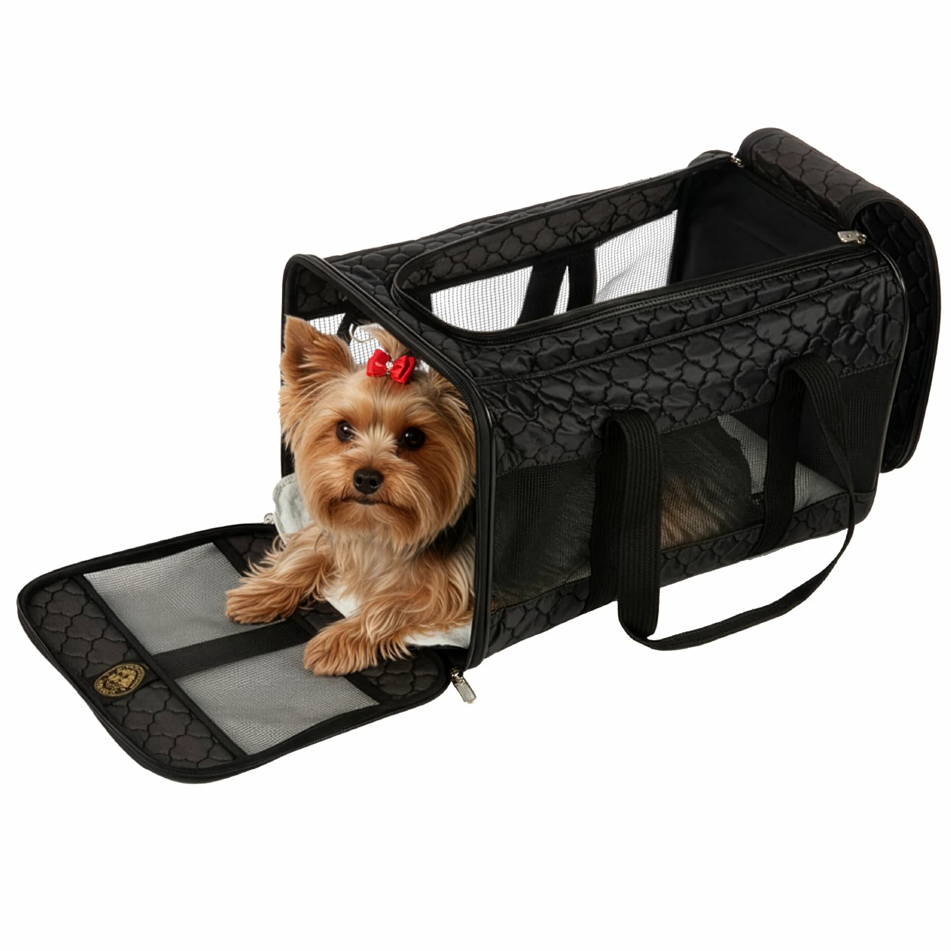 Sherpa Original Deluxe Airline Approvato Pet Carrier - Griglia Nera Grande