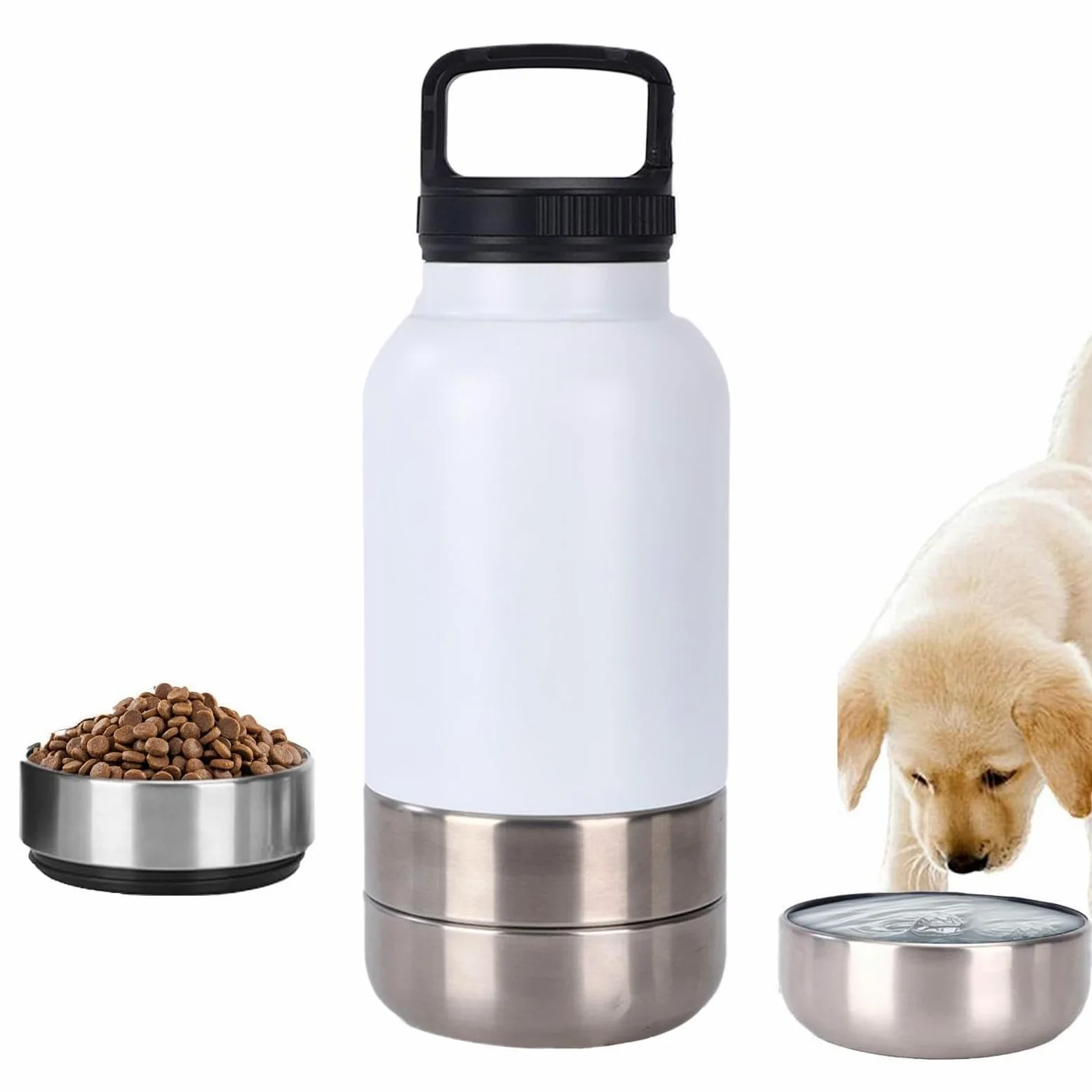 Borraccia Da Viaggio Cani Dispenser D'Acqua Portatile Da 1,52 L Per Cani | Borraccia Antigoccia Cuccioli Per Viaggio Appartamento Outdoor Road Trip Escursioni Campeggio Passeggiate Picnic Dormitor