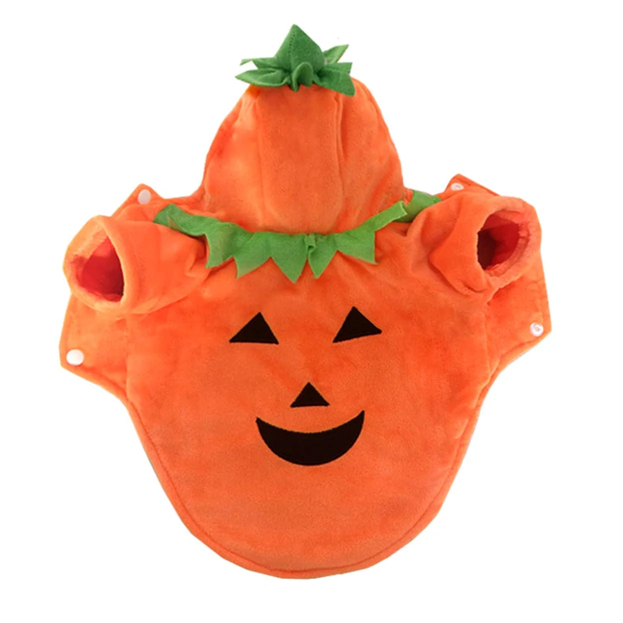 Mogoko Costume da zucca di Halloween per cani e gatti, costume per cosplay per cuccioli, caldo abbigliamento in pile con cappuccio per animali autunnali e invernali (taglia XXXL)