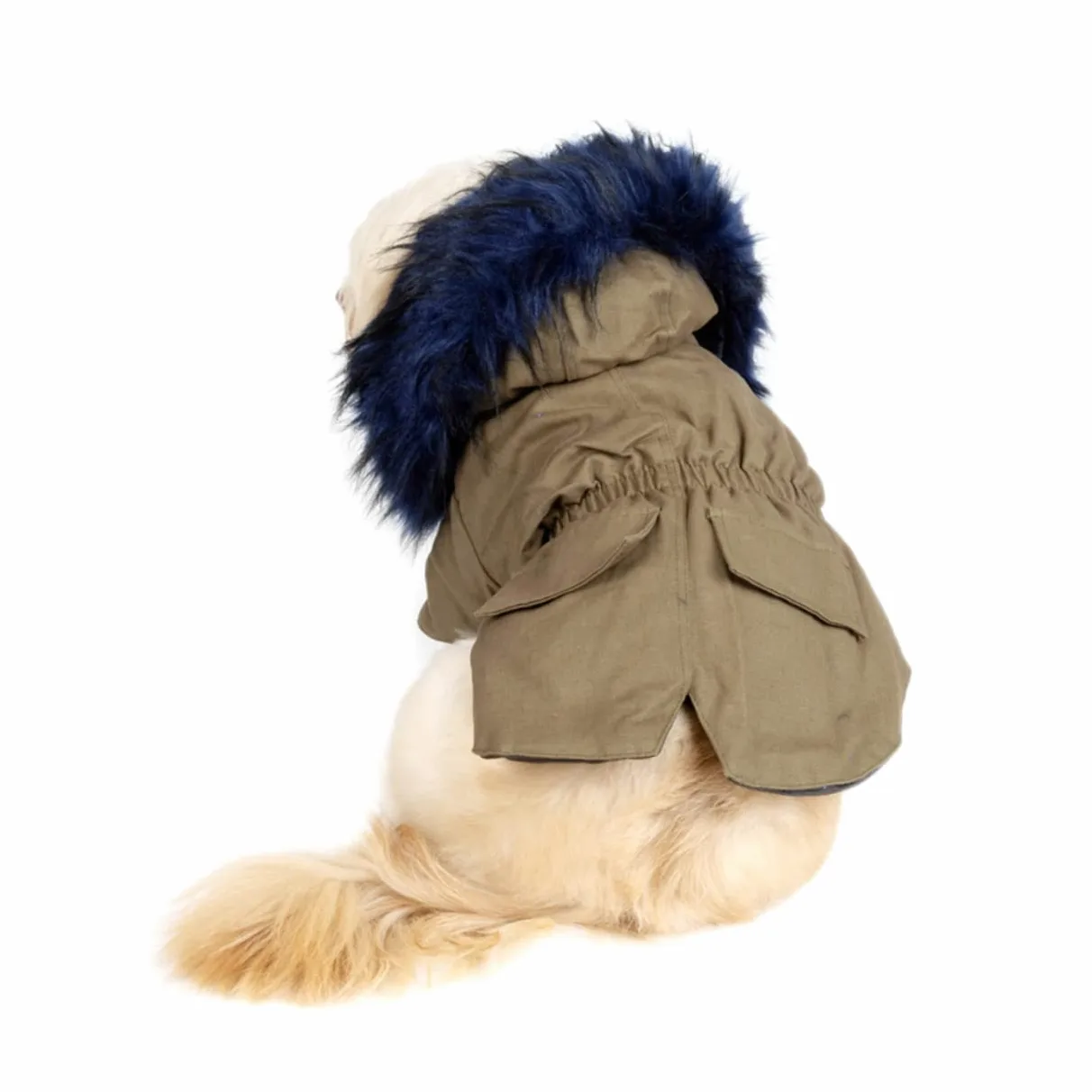 Didiseaon Felpe per Cani Calde in Cotone Cappuccio Costume Invernale per Animali Domestici Vestiti per Cuccioli Cappotto per Cani da Compagnia