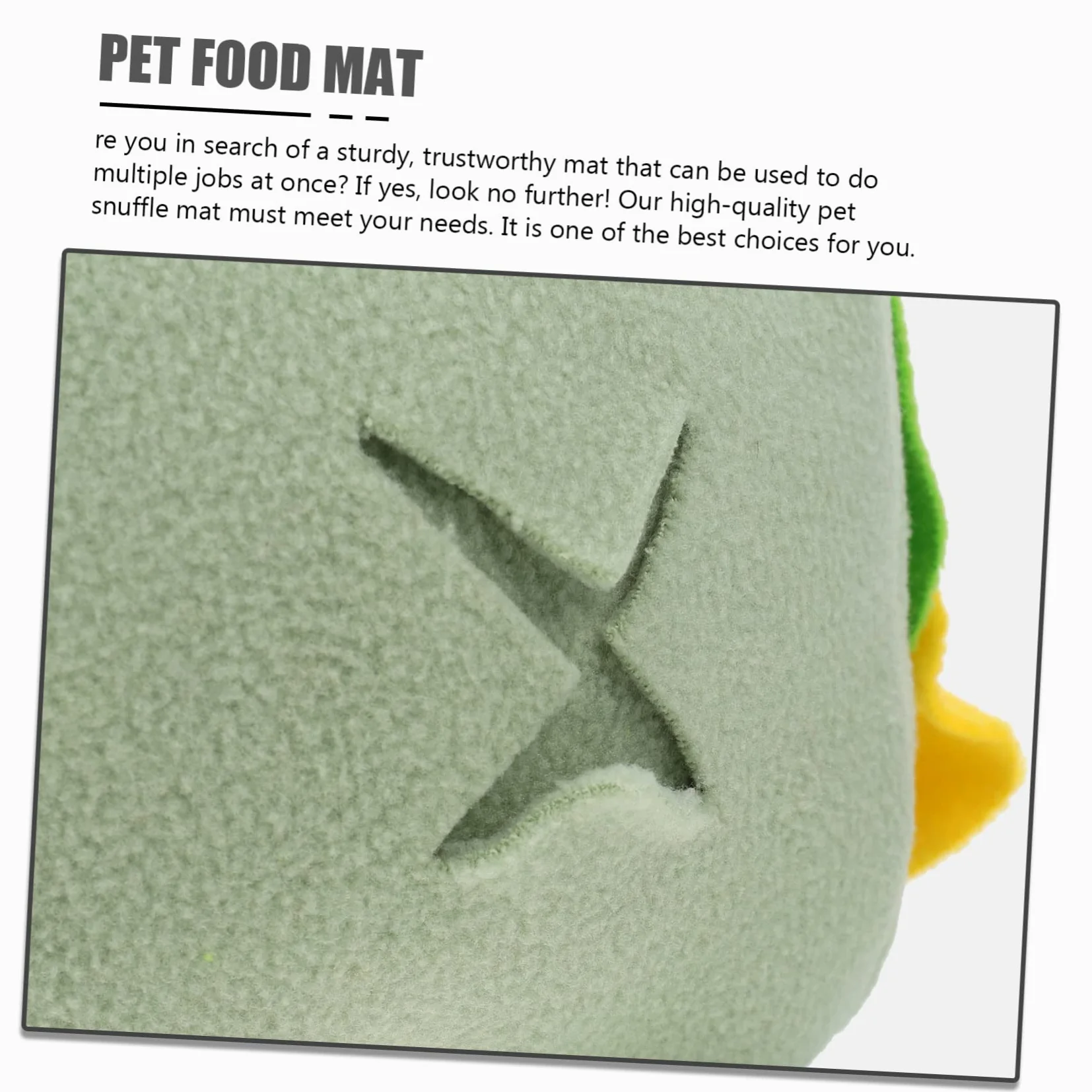 Housoutil 3pezzi Palla Per Cani Snuffle Giocattolo Per Foraging e Addestramento Mat Per Sniffing Con Dispersione Di Cibo Stimola Attività Fisica e Mentale Fresh