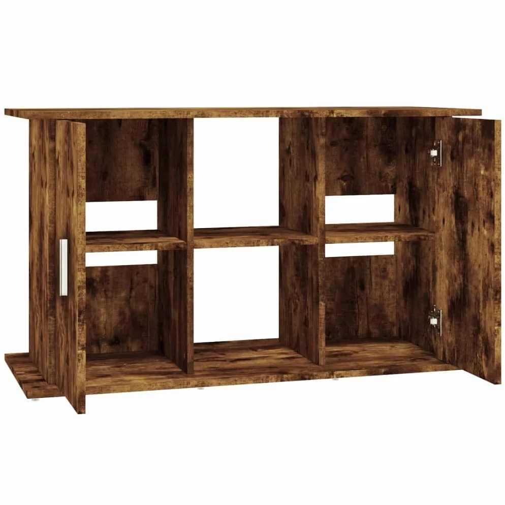 Generico Supporto Acquario 101x41x58 cm in Legno Multistrato Rovere Fumo,Marrone,27.82kg,833612