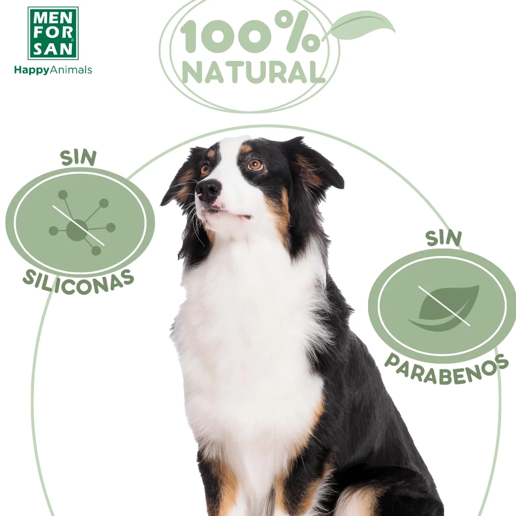 MENFORSAN Shampoo Idratante per Cani | Idrata in Profondità | Dona Lucentezza | Rivitalizza e Ripara | Elimina Cattivi Odori | Mela | 5L