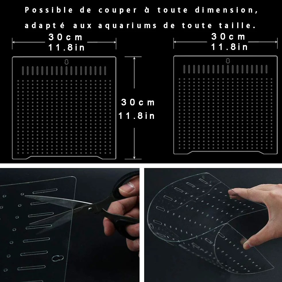 divisori per vasche divisori per acquari per coltivazione mista in PET/PETP Fish Tank Divider