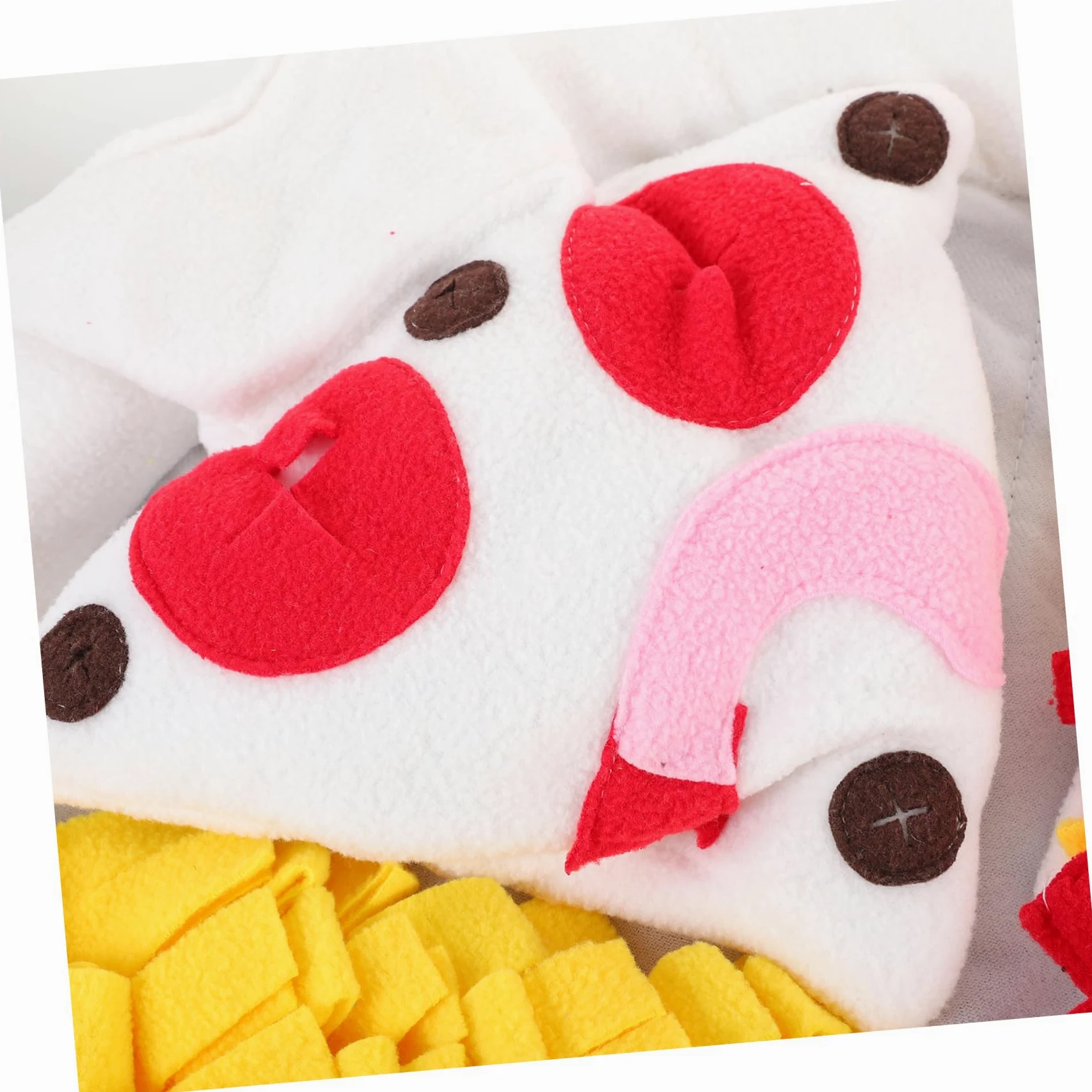 BESPORTBLE Tappetino Snuffle per Cani Forma Pizza in Polar Fleece per Allenamento Alimentare Lento e Masticazione