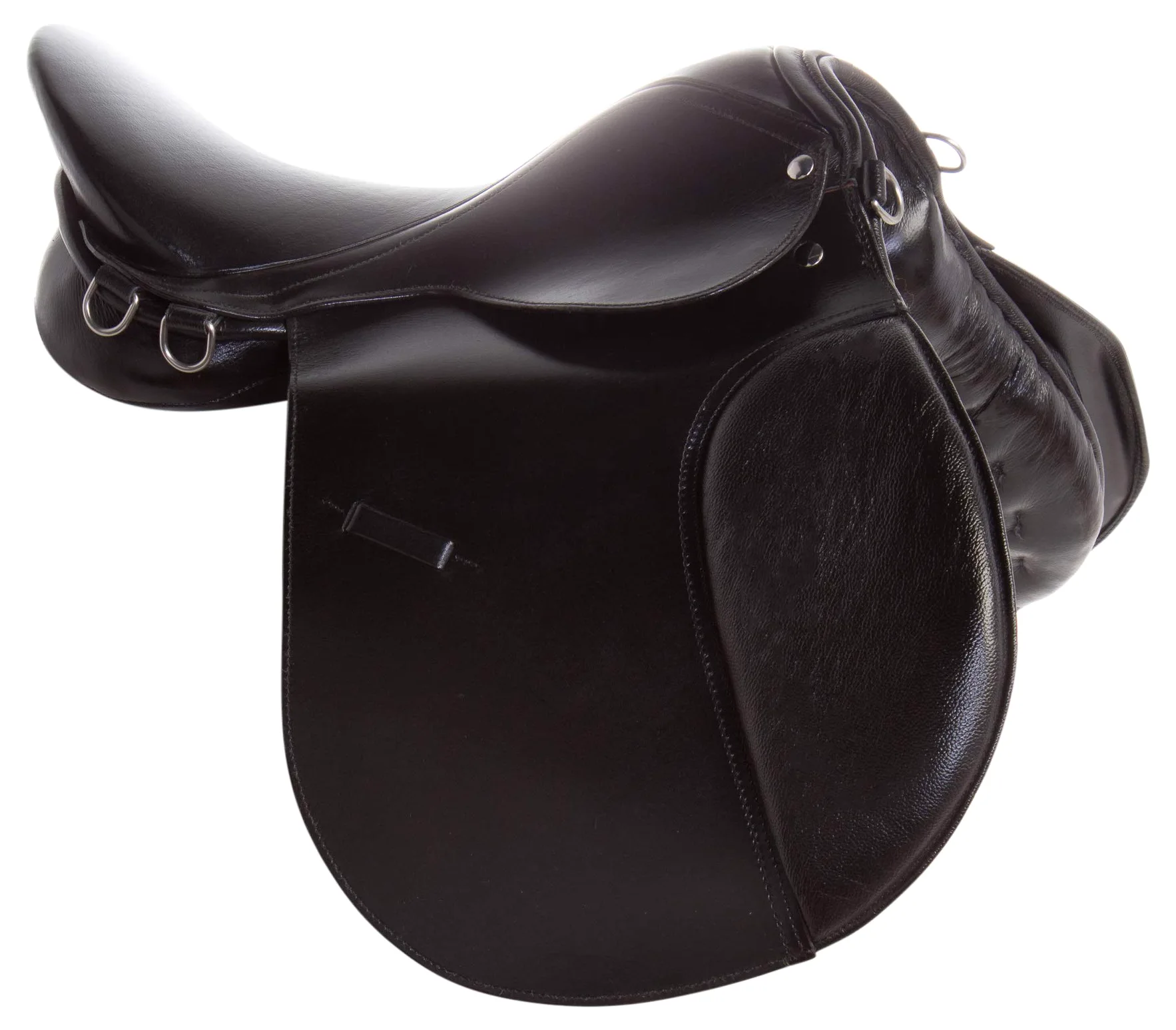 Equitazione Inglese Sella Tack Set Pelle Pelle Ferri Staffe Briglie REINS Circonferenza Cinch Tutti gli usi Show Jumping Trail Equestre Starter Package