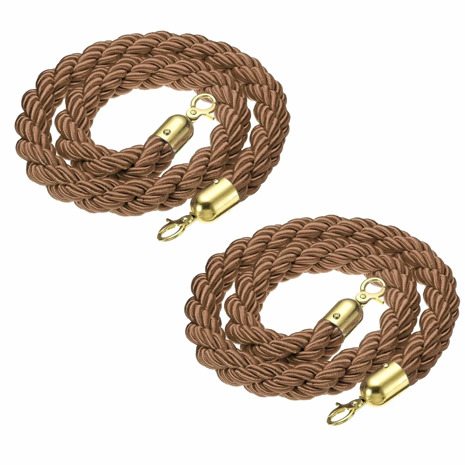 Generico Reti di carico, Rete di Sicurezza per Corda di Iuta Resistente, Protezione per Bambini, Corda per Bambini, 2 Pezzi, Corde di staccionata Intrecciate da 1 Metro - Corda barriera per Il Contro