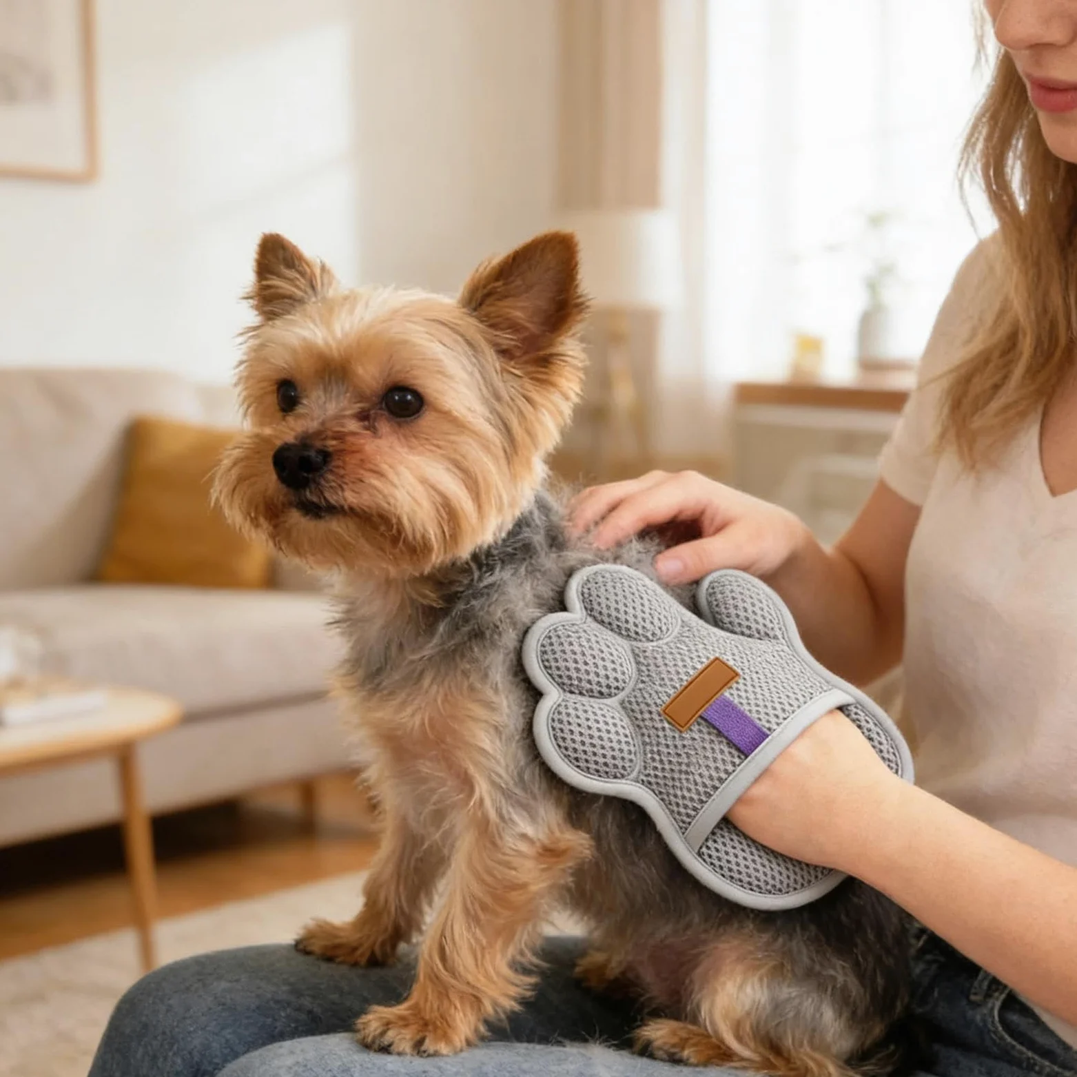 Guanto Per Rimuovere Il Pelo Degli Animali Scrubber Riutilizzabile E | Guanti Elettrostatici Anti-Pelo per Casa Viaggio Appartamento Tappeto Divano Mobili Sedile Auto Abbigliamento