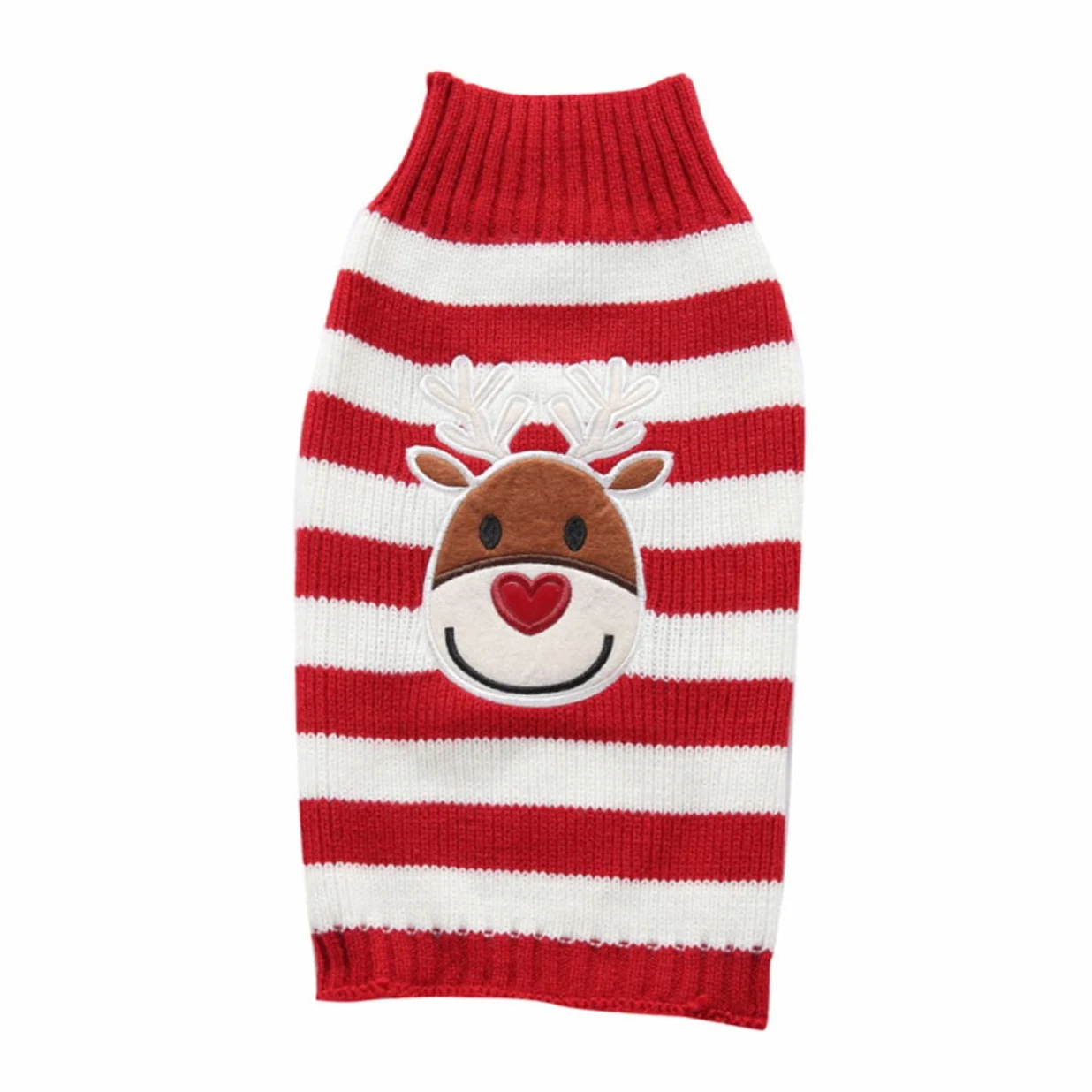 Angoily 3 Pezzi Maglione per Cani di Natale Chic Stampa Maglione per Animali Domestici Cappotto Caldo per Cani