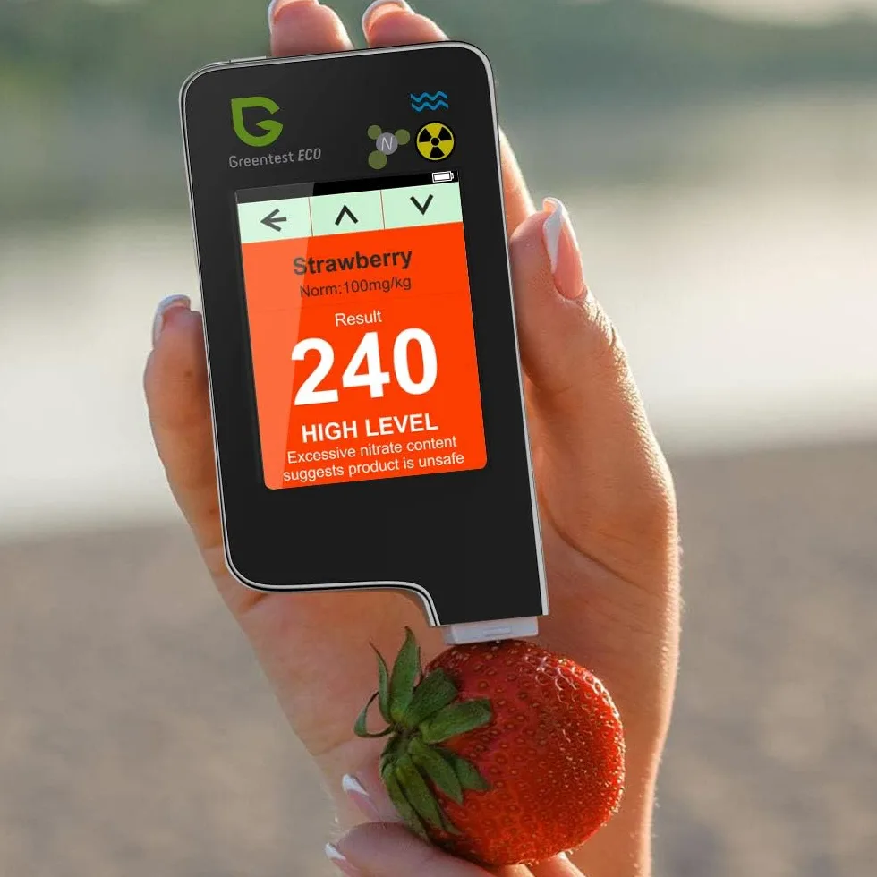 Greentest Eco 5 + contatore di nitrati per pesci Geiger contatore di nitrati per frutta, verdura, carne e acqua TDS tester di radiazione contatore Geiger contatore di radiazioni dosimetro