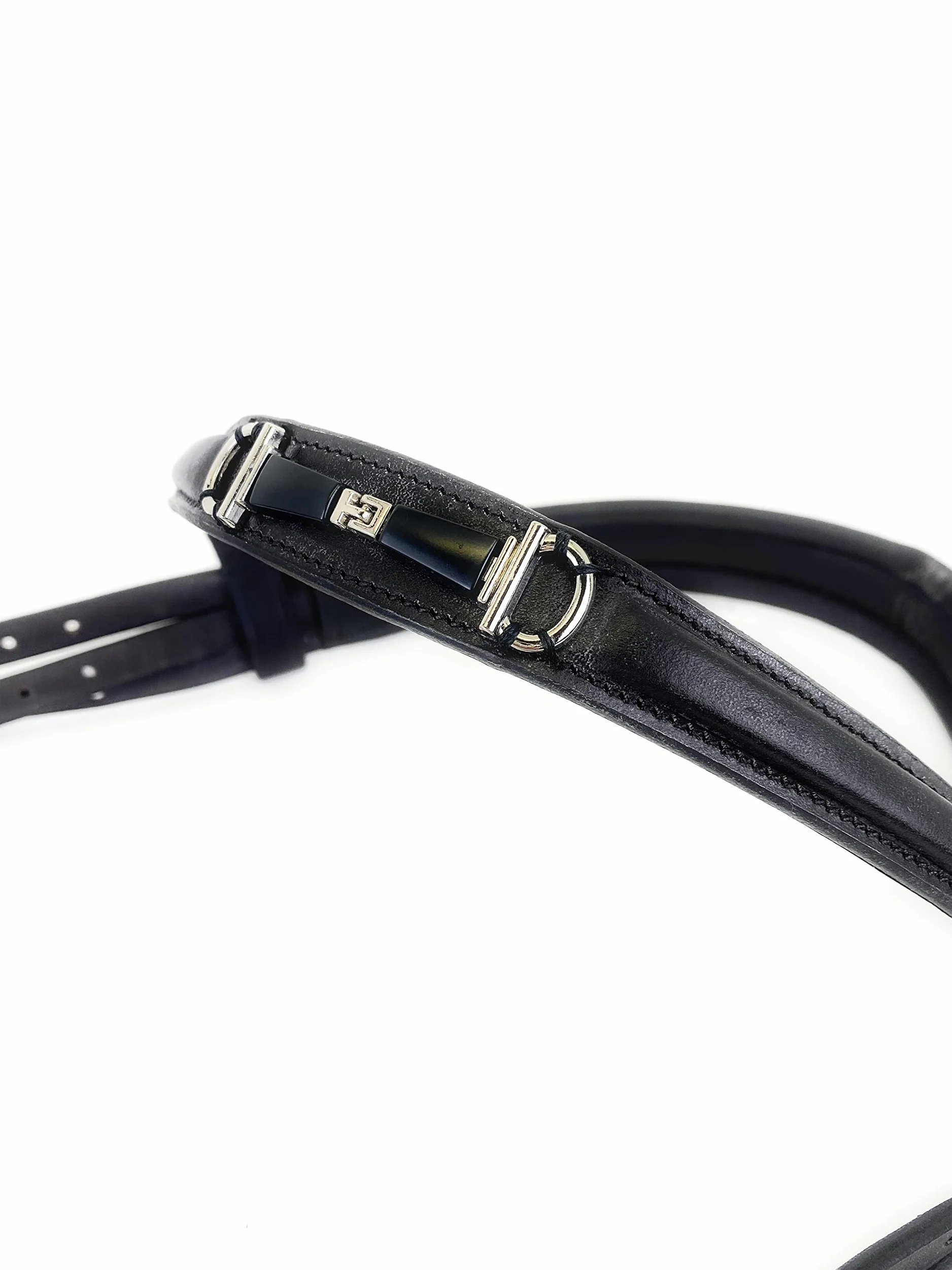 Horses Briglia Cuoio Snaffle, Briglia di qualità, Finimento Indispensabile per la Conduzione del Cavallo