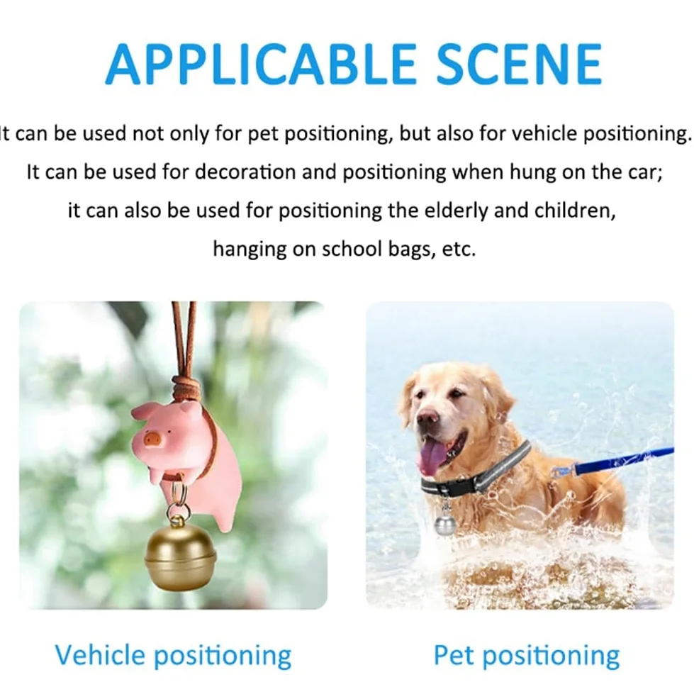 G15 Campana Collare Anti-Perso Gatti E Cane Anti-Perso Dispositivo Localizzatore GPS Posizionamento Impermeabile -B