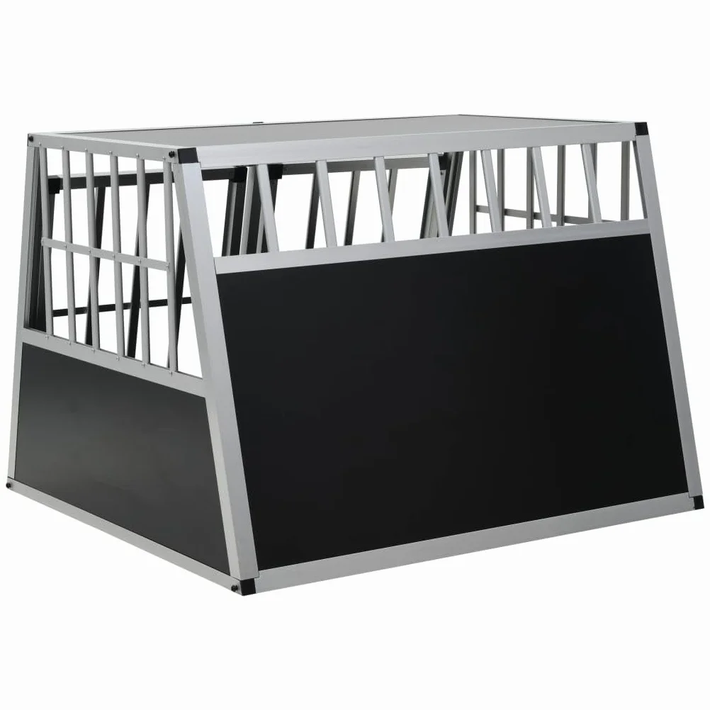 Generico Trasportino per Cani con Doppia Porta 94x88x69 cm,Argento,19.1kg,170665
