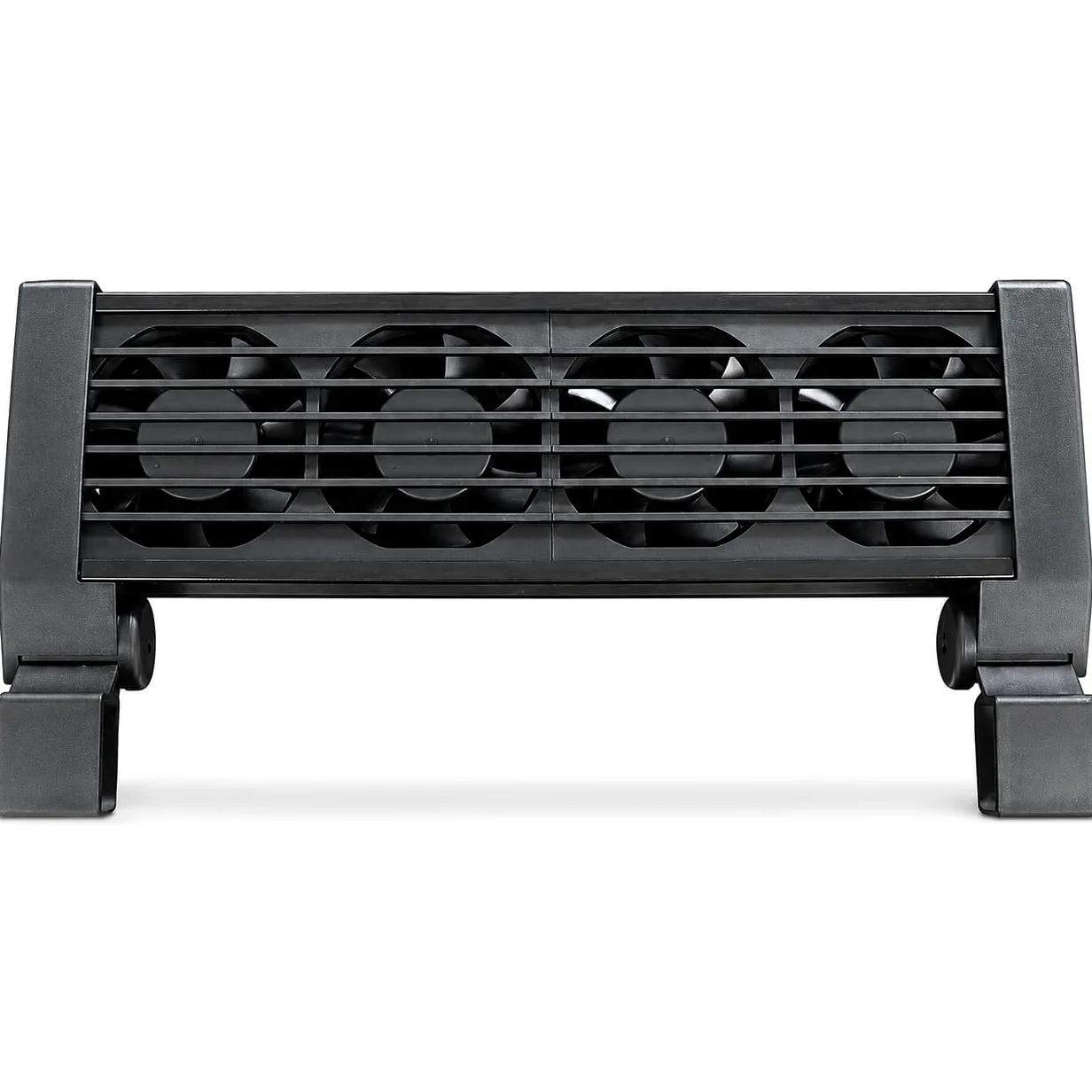 Whimar MultiFan 4 Ventole di Raffreddamento per Acquario, Sistema 12V a 4 Ventole, Basso Consumo 3,8W, Silenzioso <40 Db, per Acquari Aperti, Supporto per Vetro Fino a 20 mm
