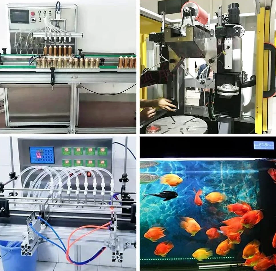 Kamoer M1-STP - Pompa a tubo intelligente 24 V, motore passo-passo regolabile, con flusso basso e controllo per acquari da laboratorio 0-88 ml/min