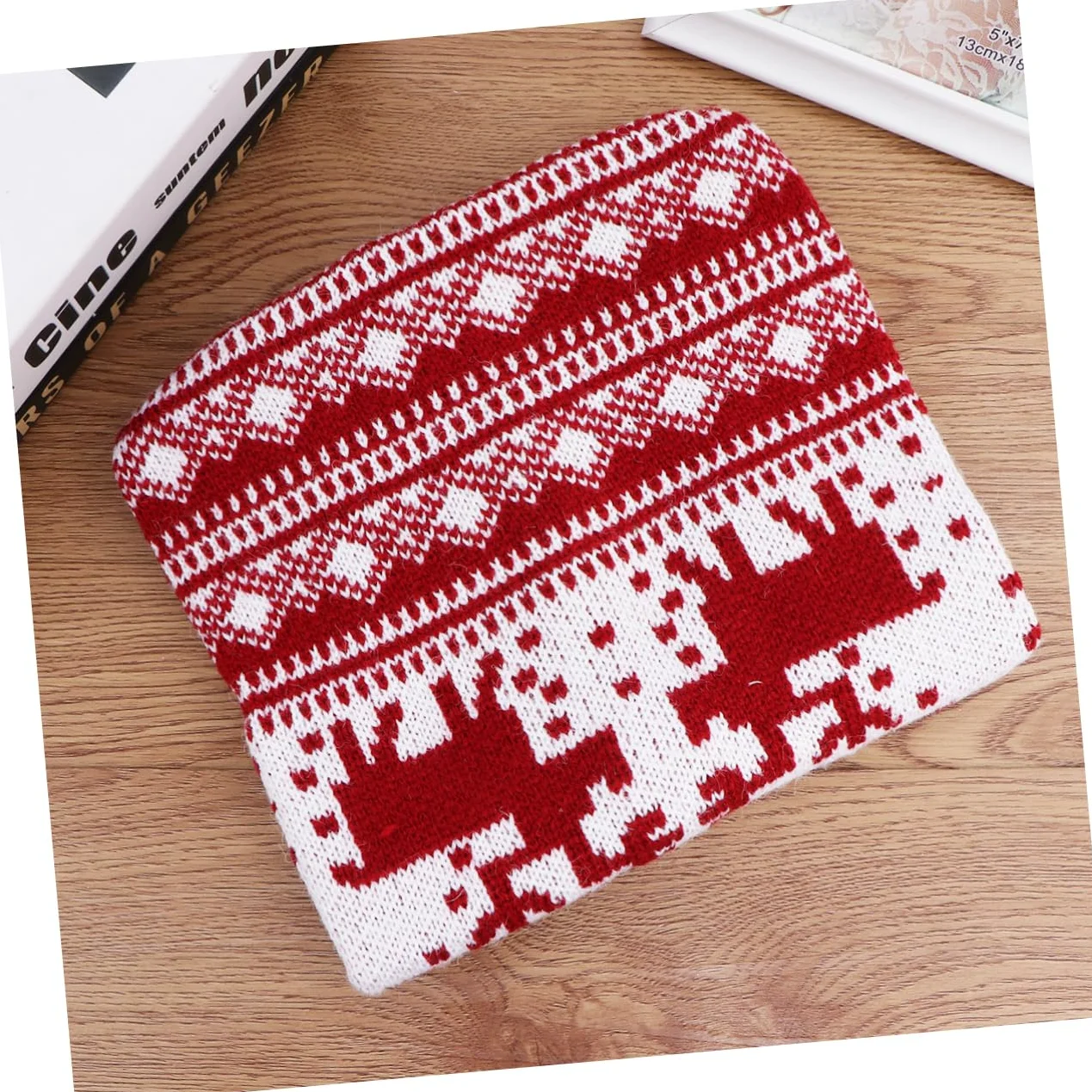 BESPORTBLE 3 Pz Abbigliamento Natalizio per Animali Domestici Costume Cane Natale Maglioncini Cane Cucciolo Natale del Cane Maglioni Natalizi Vestiti Autunno e Inverno Maglione Rosso