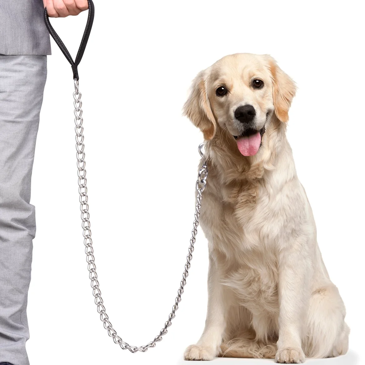 Guinzaglio per cani resistente, 1,2 m x 5,0 mm | Manico imbottito per cani di taglia grande e media