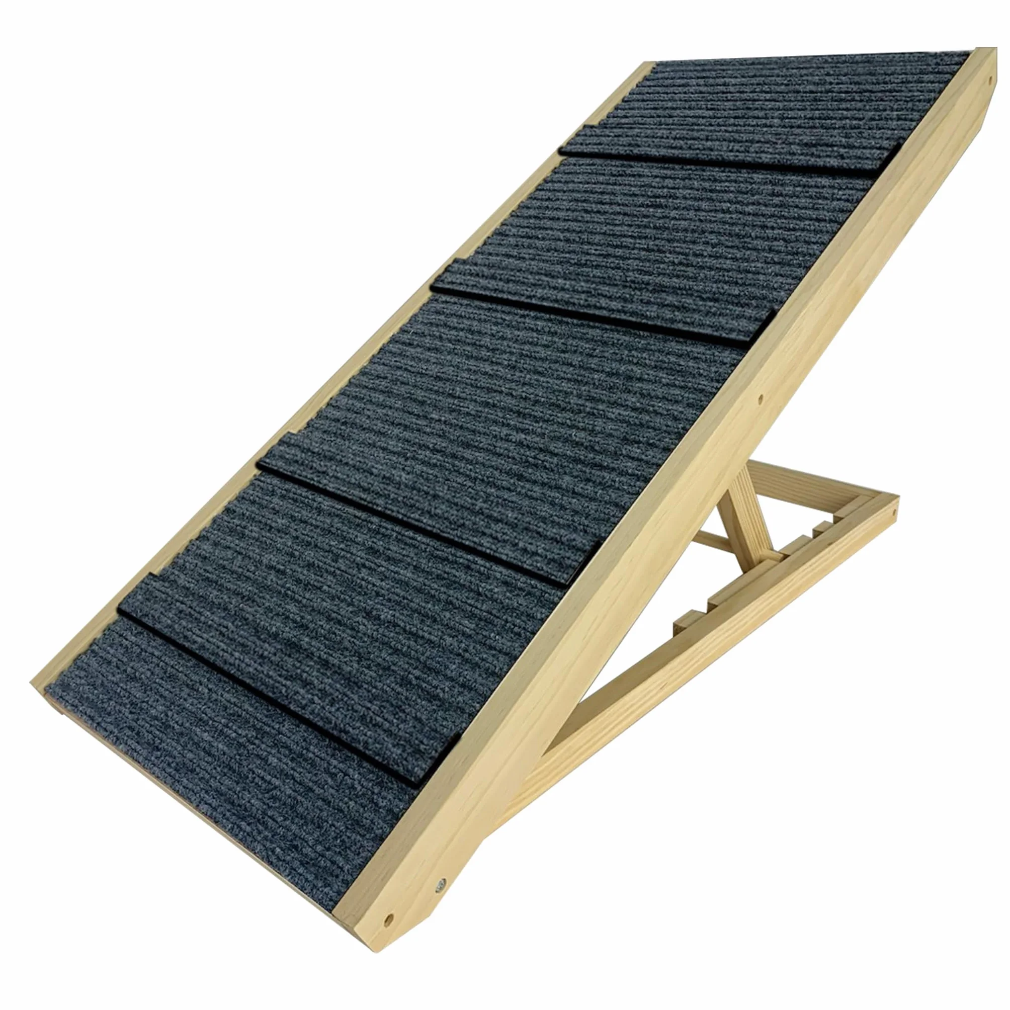 Aufun cane rampa cane scale auto pieghevole per gatti grandi e piccoli cani, cane rampa antiscivolo, piattaforma di atterraggio si collega senza soluzione di continuità, fino a 100 kg