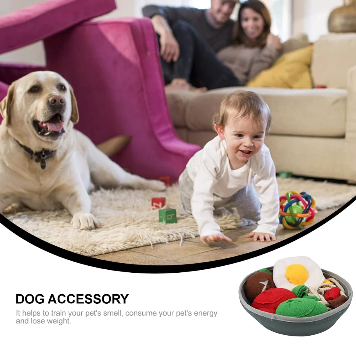 Sosoport Giocattolo Puzzle per Cani Giocattolo da Scavare per Casa per Dolcetti Materiale Selezionato Durevole Accessorio per Cuccioli