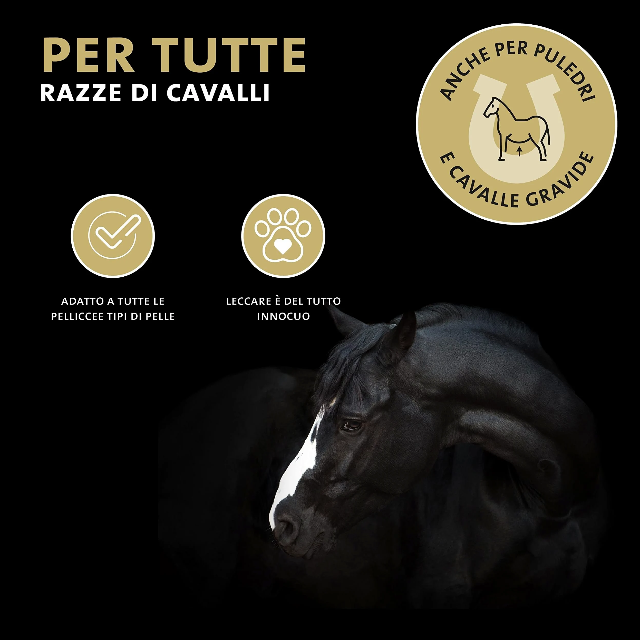 Peticare Lozione Acari Cavalli – Scudo Sollievo Immediato Prurito e Funghi – Senza Insetticidi – con Olio di Cocco e Camomilla – Cura Antiparassitaria
